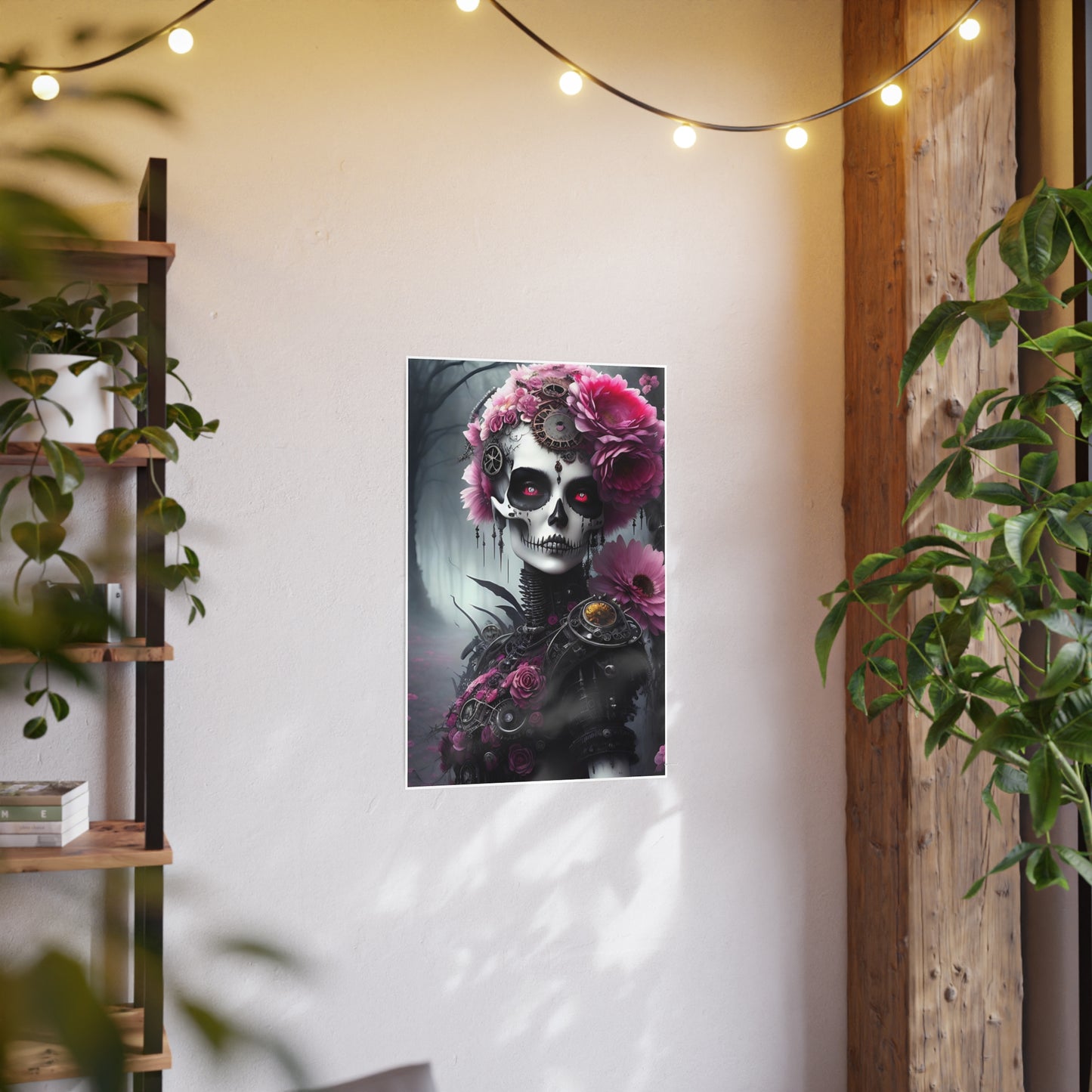 Skull AI Gen Photo Art Paper Posters