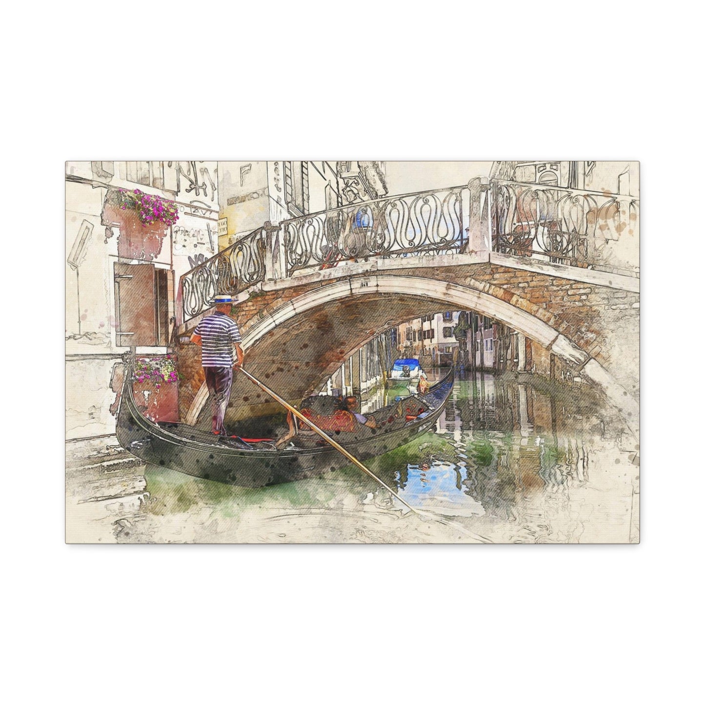 Gondola Matte Canvas, Stretched, 1.25"