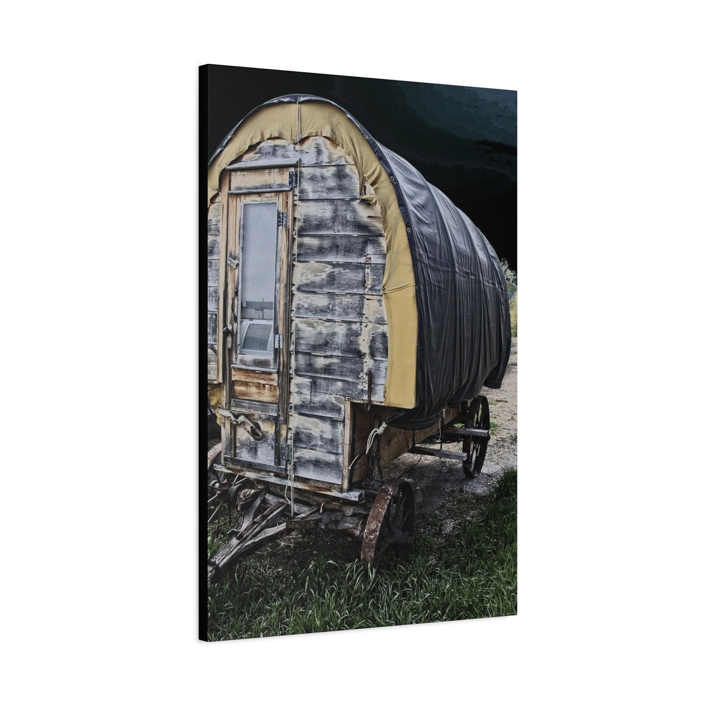 Chuck Wagon Matte Canvas, Stretched, 1.25"