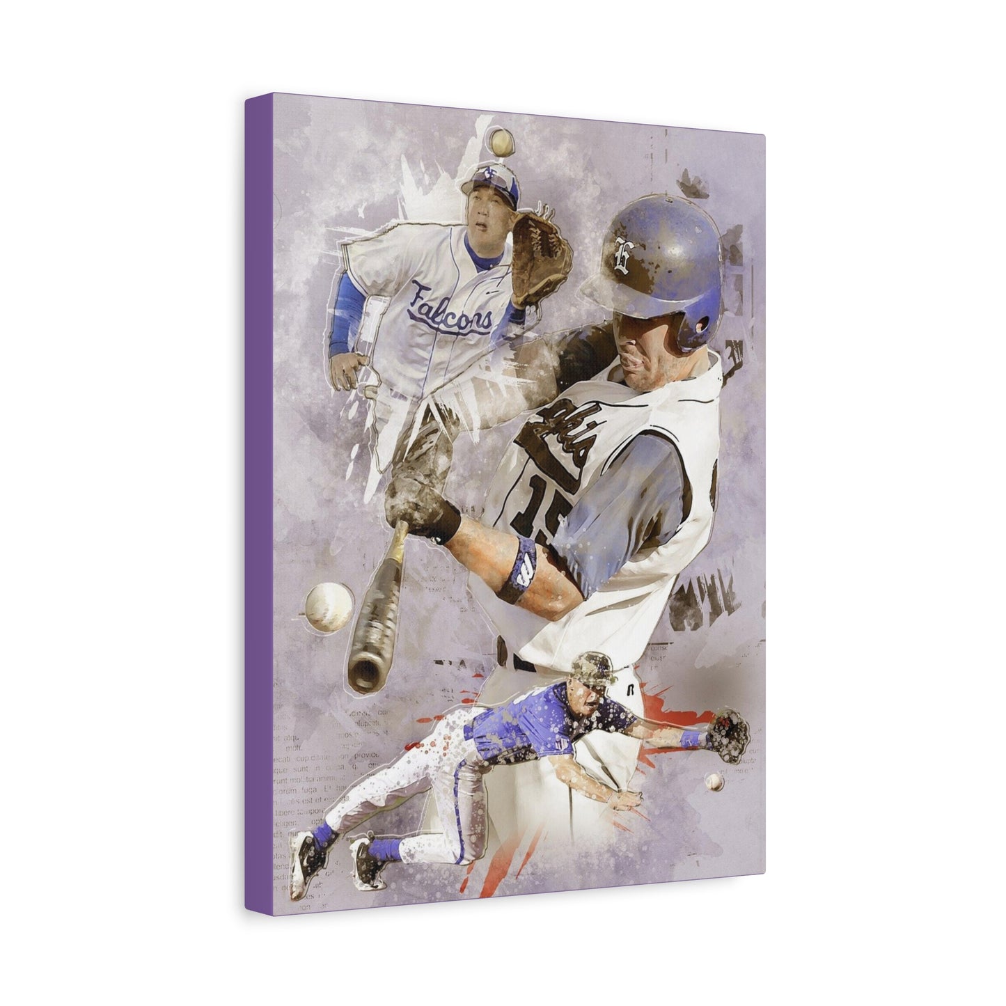 Baseball Matte Canvas, Stretched, 1.25"