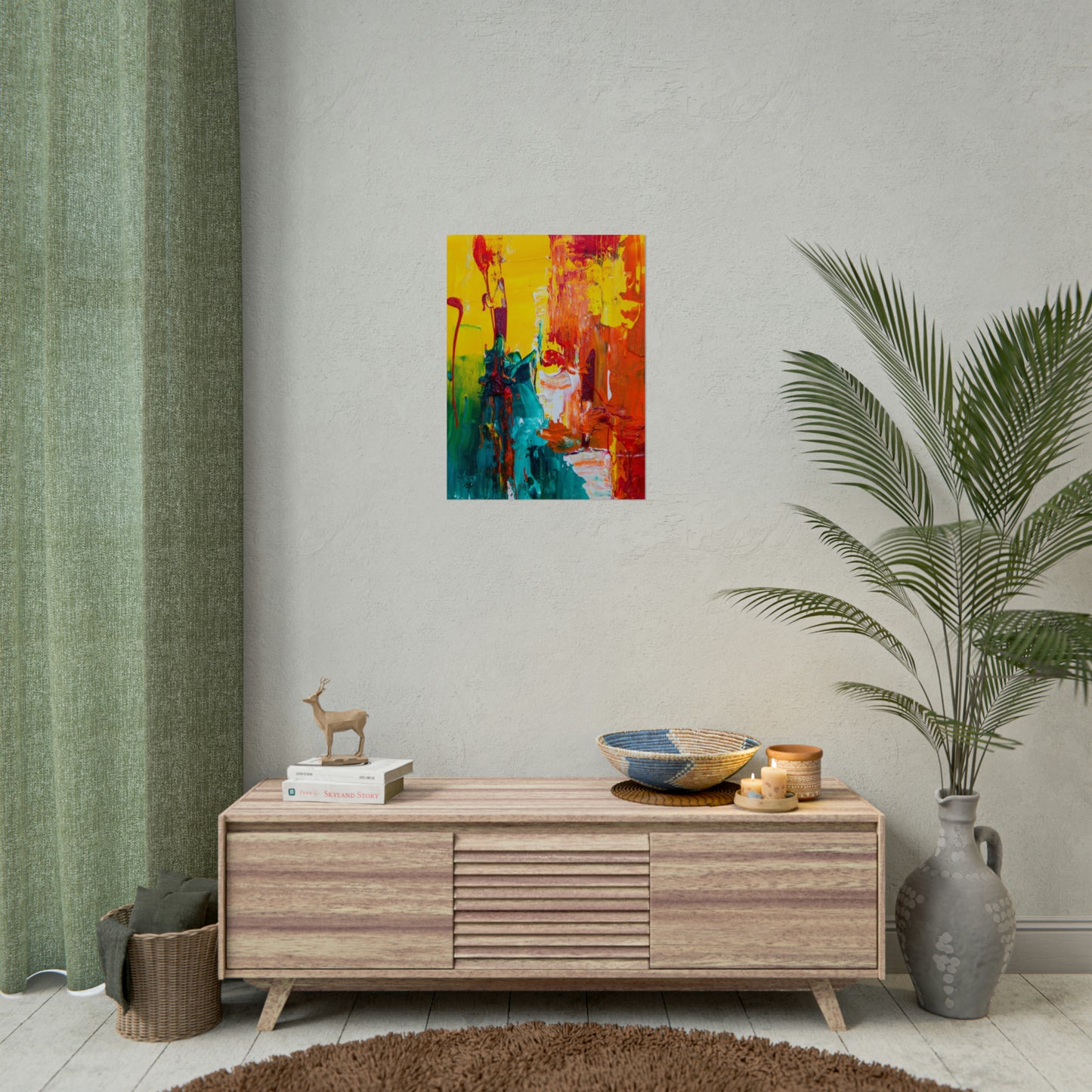 Abstract Rolled Posters