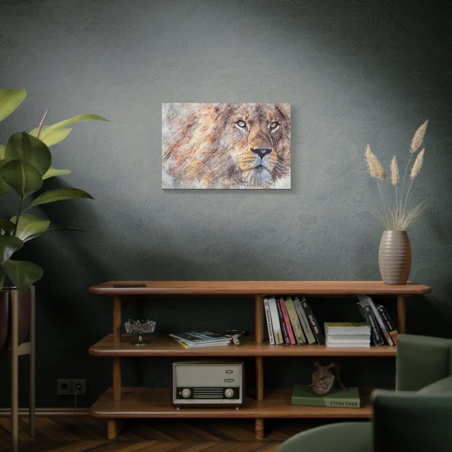 Lion Matte Canvas, Stretched, 1.25"