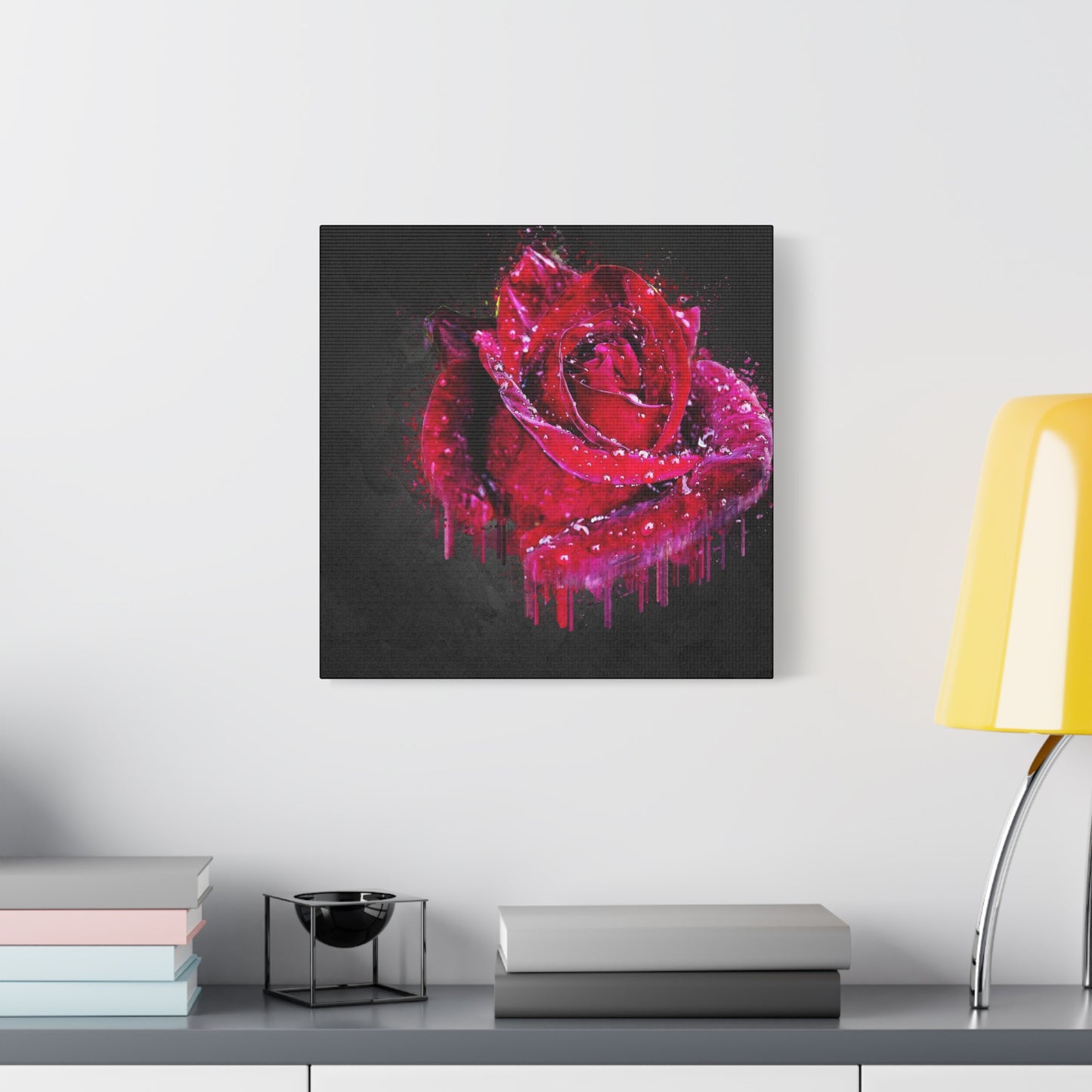Rose Matte Canvas, Stretched, 1.25"