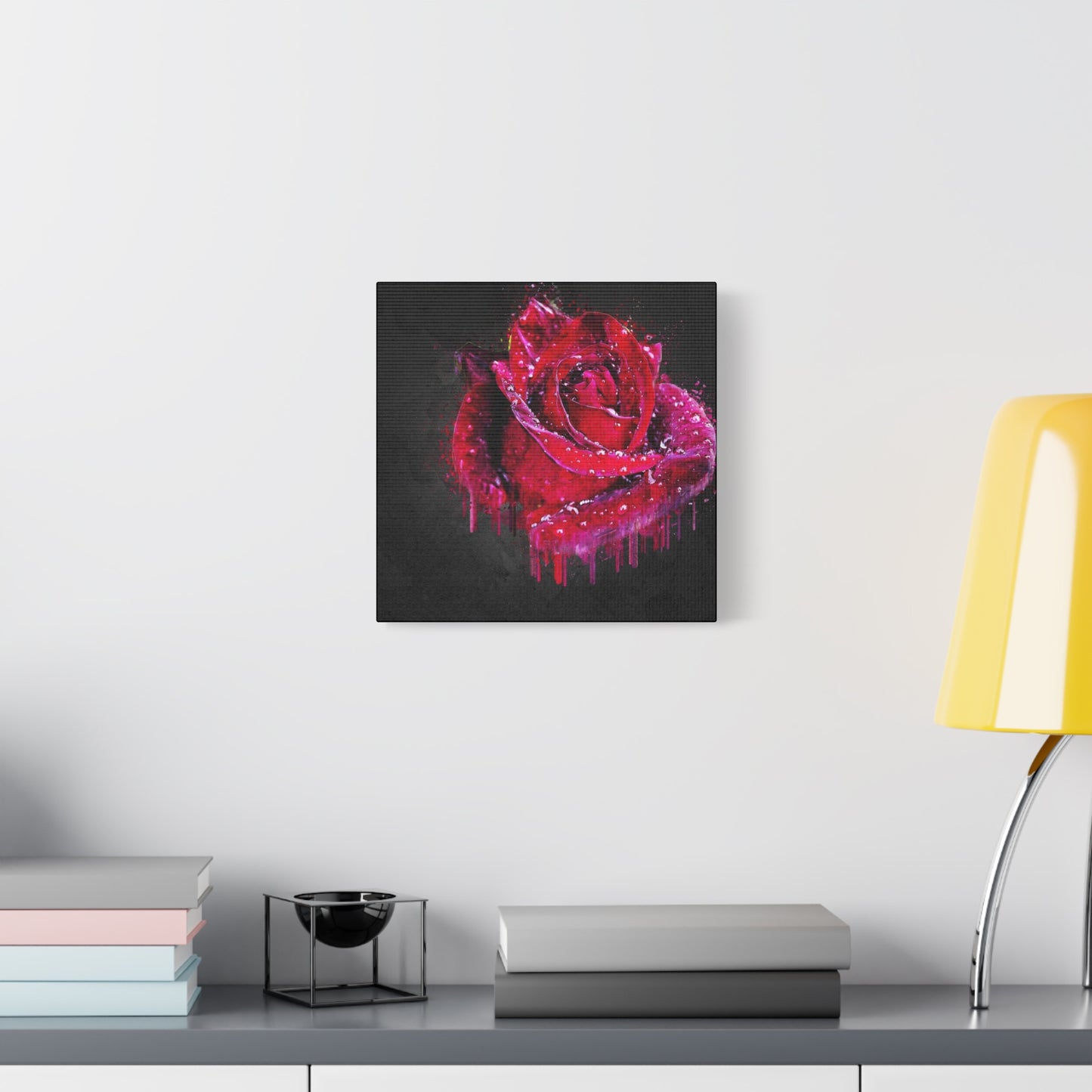 Rose Matte Canvas, Stretched, 1.25"