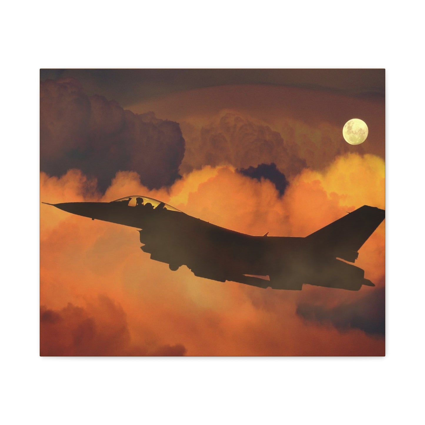 Jet Fighter Matte Canvas, Stretched, 1.25"