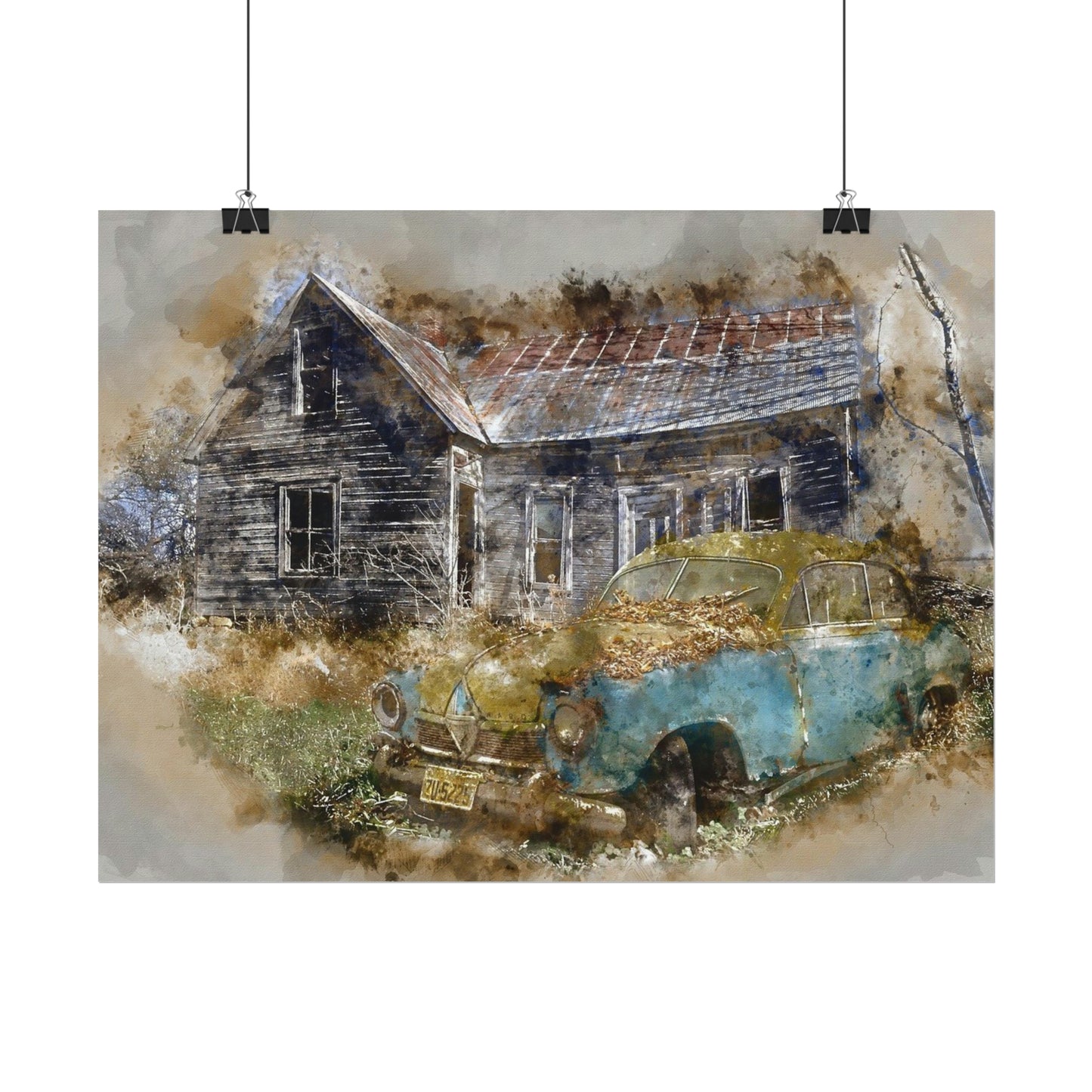Old Barn Rolled Posters
