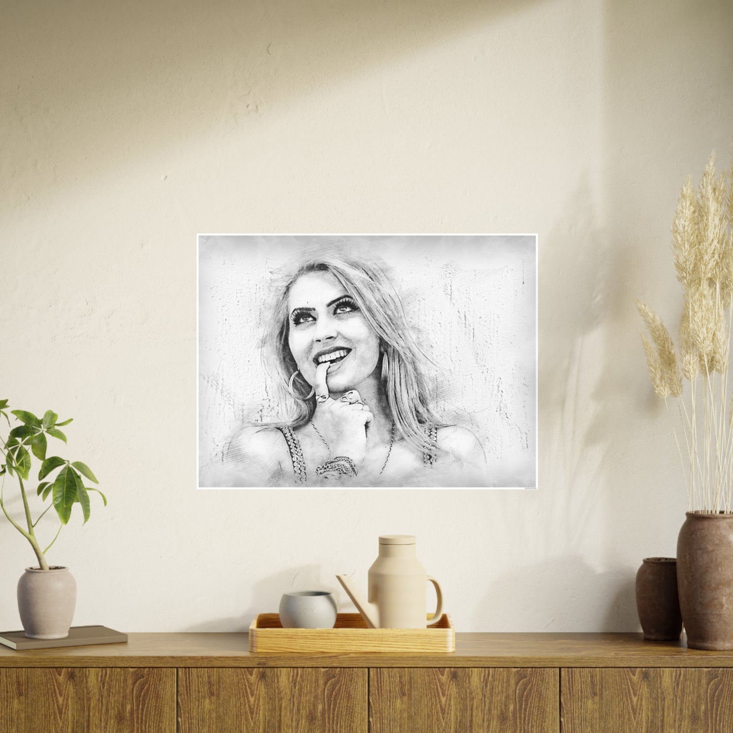 Woman Photo Art Paper Posters
