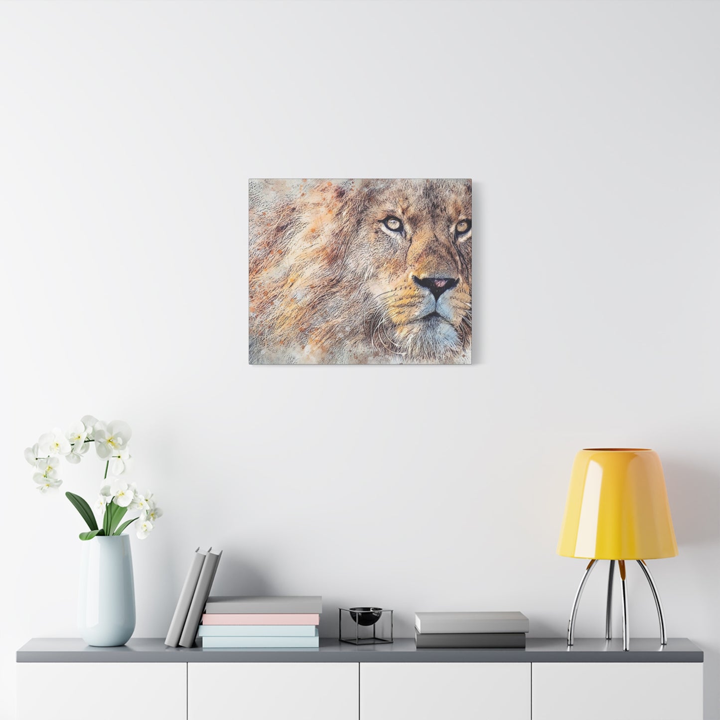 Lion Matte Canvas, Stretched, 1.25"