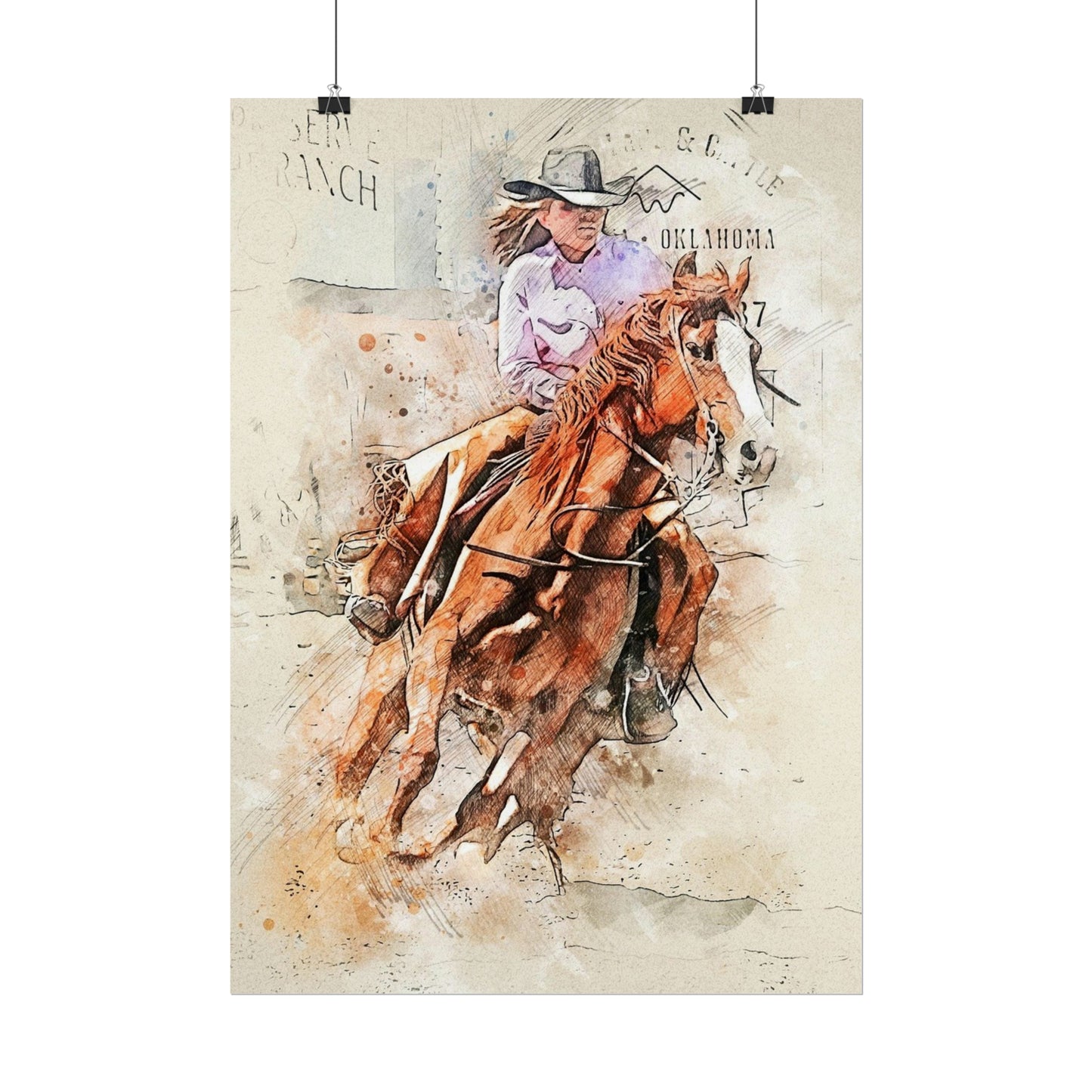 Rodeo Rolled Posters