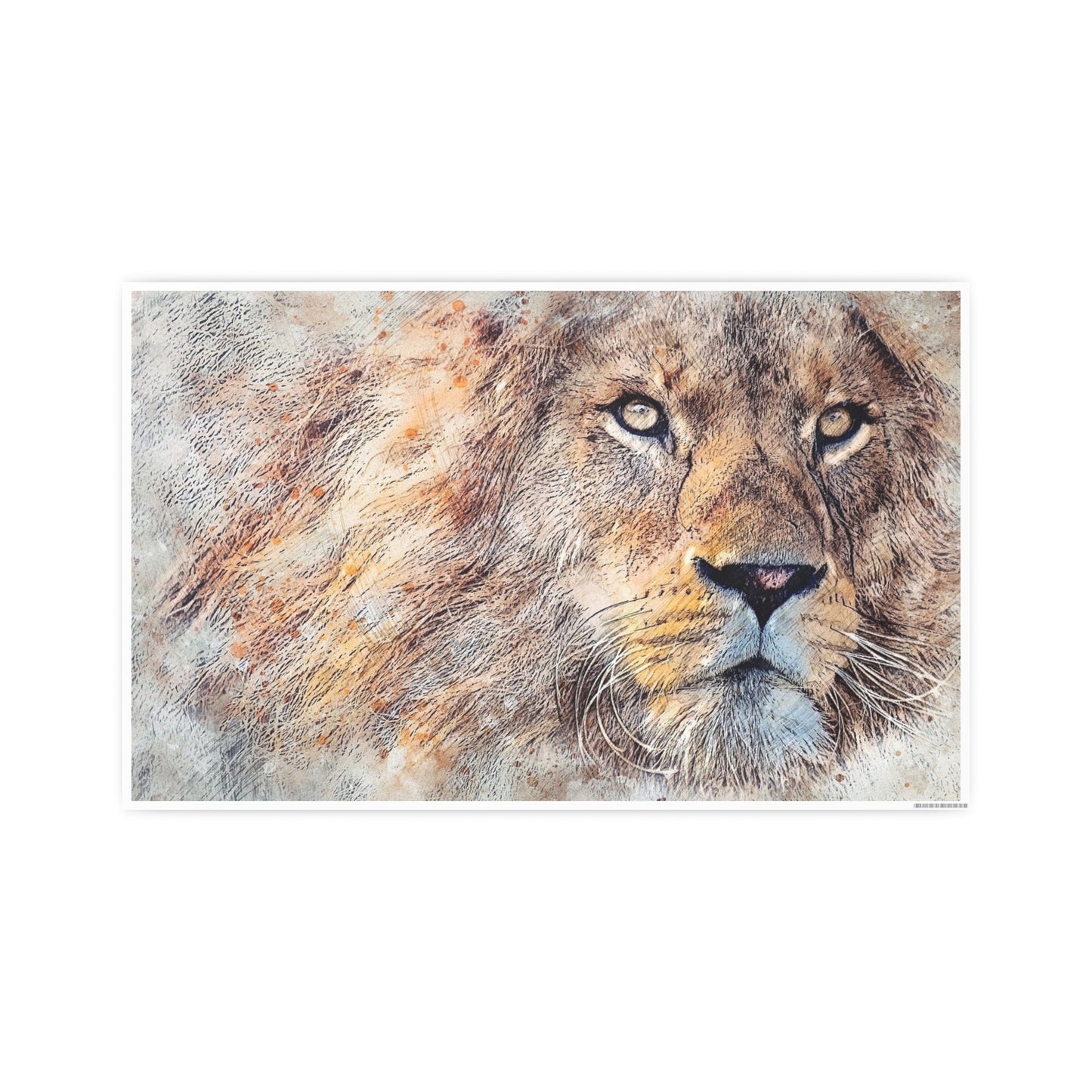 Lion Photo Art Paper Posters