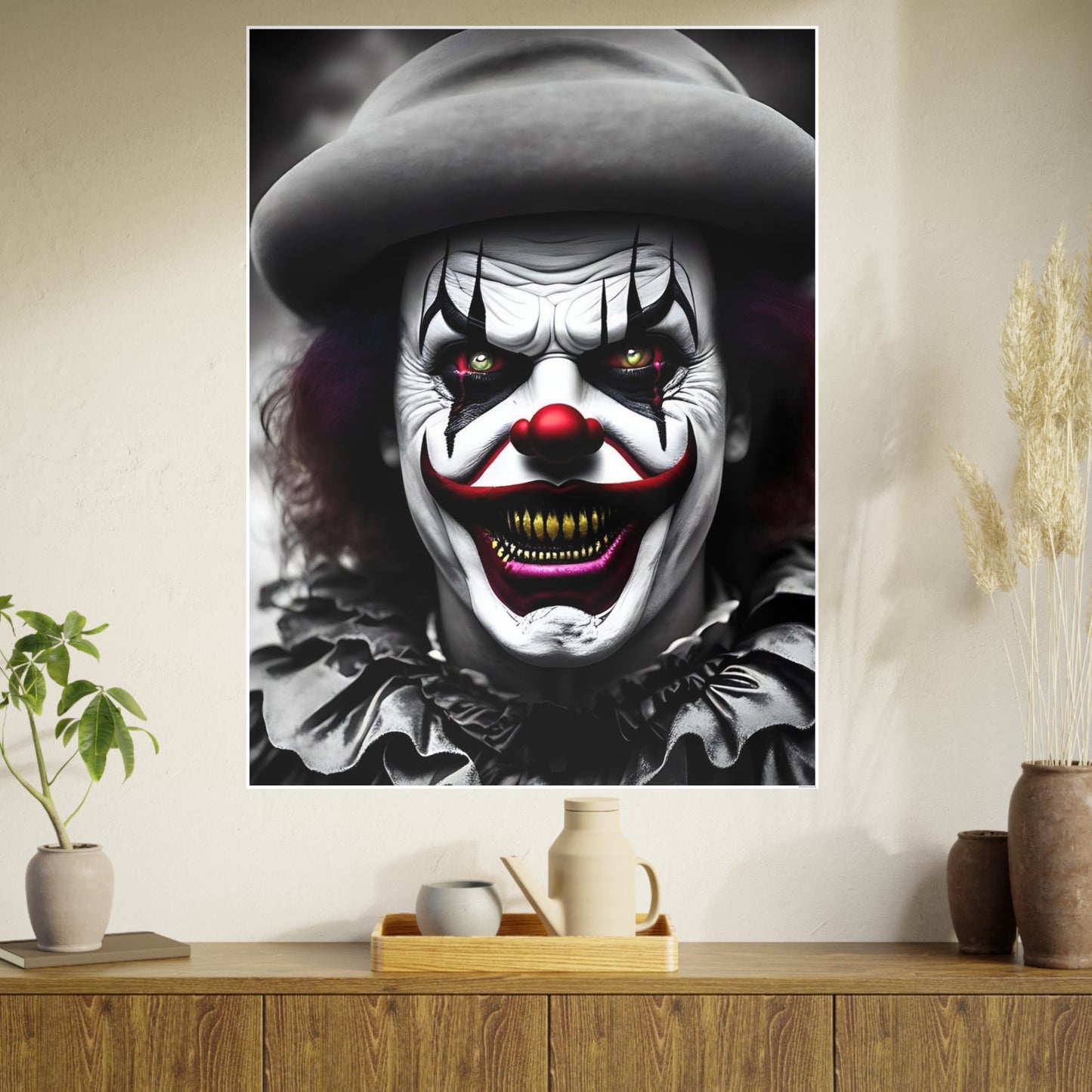 Clown AI Gen Photo Art Paper Posters