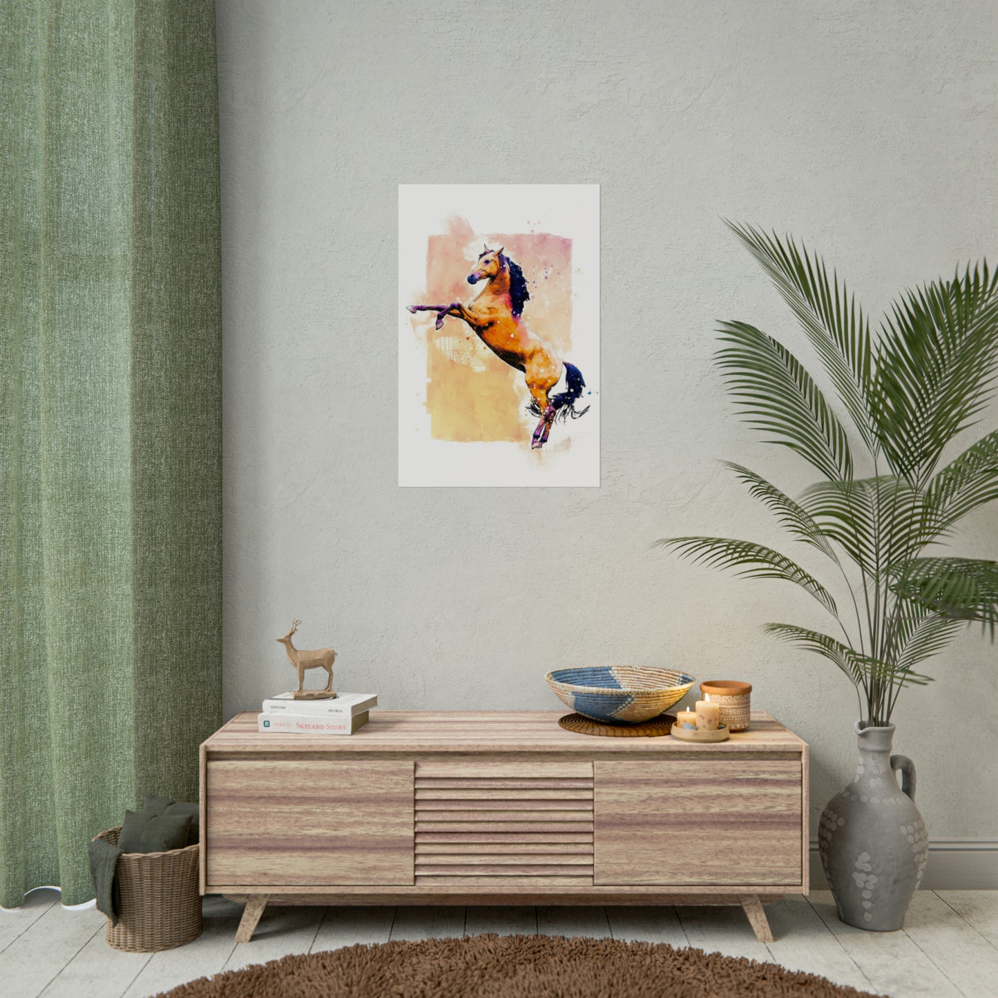 Horse Rolled Posters