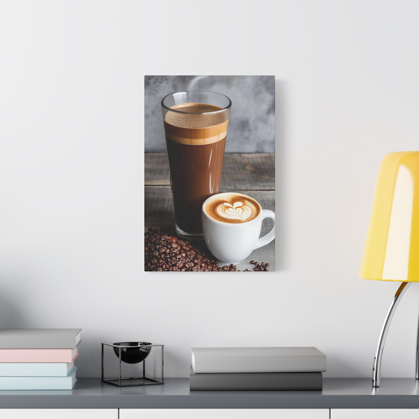 Coffee AI Gen Matte Canvas, Stretched, 1.25"