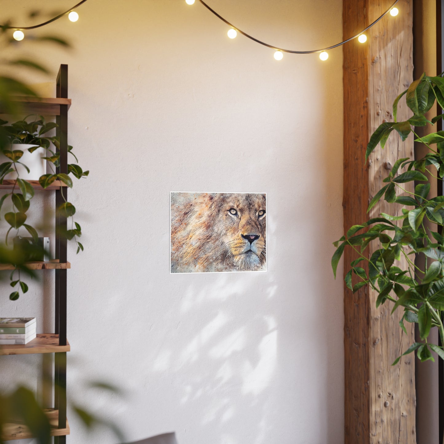 Lion Photo Art Paper Posters