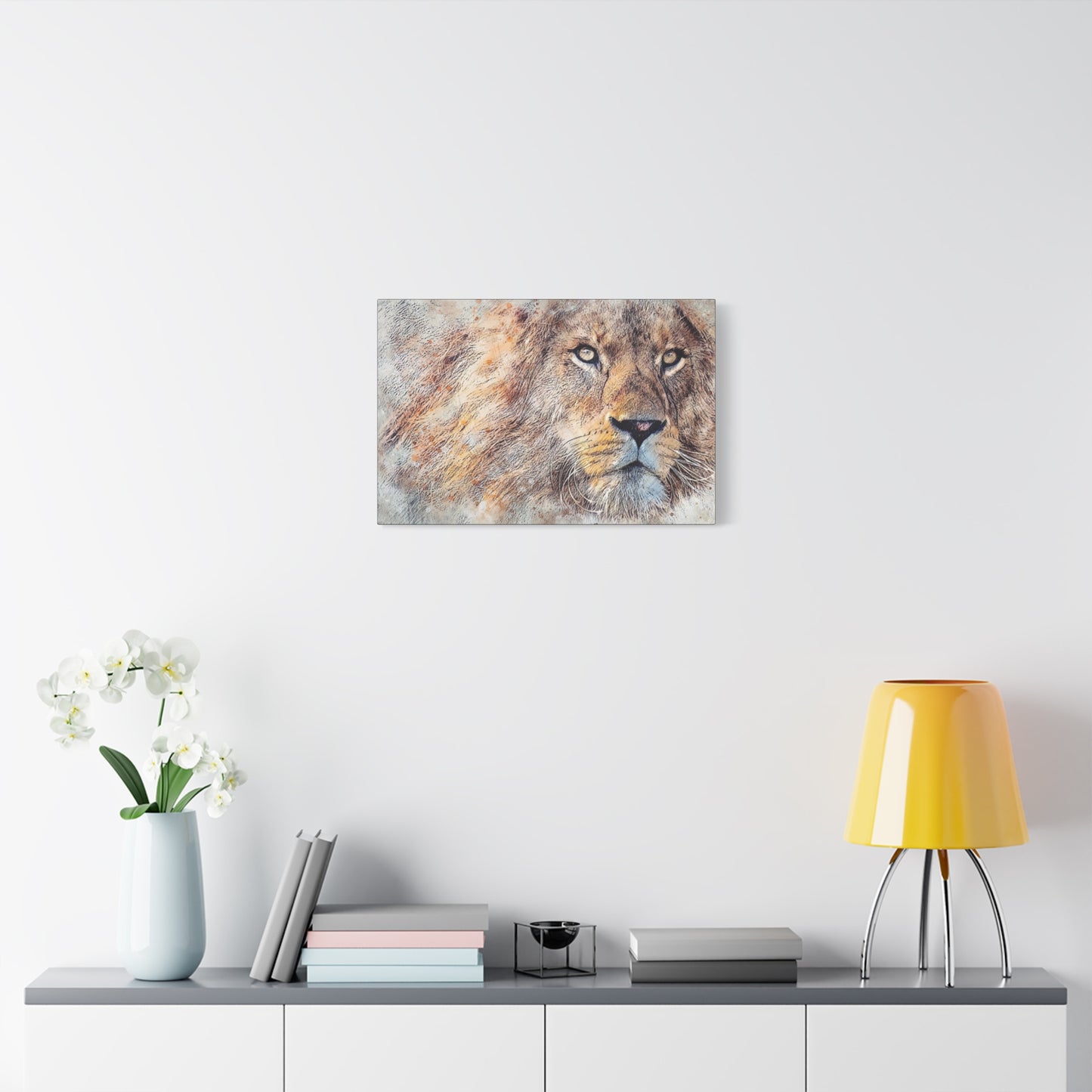 Lion Matte Canvas, Stretched, 1.25"