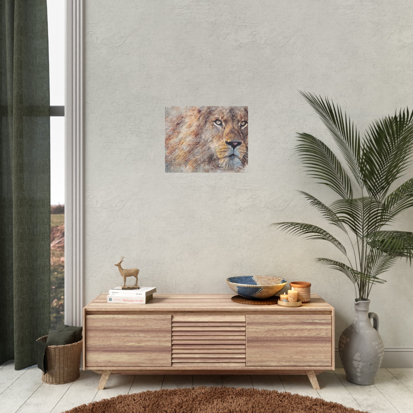 Lion Rolled Posters