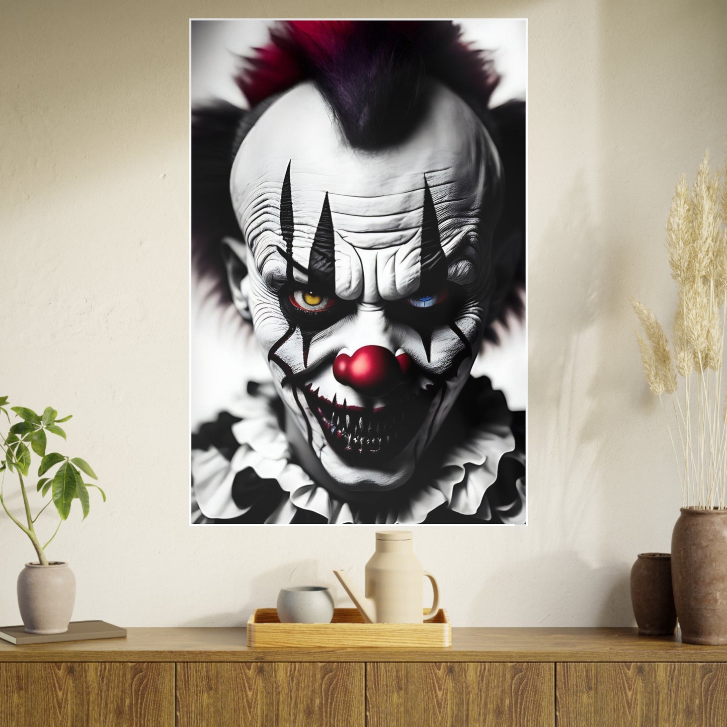 Clown AI Gen Photo Art Paper Posters