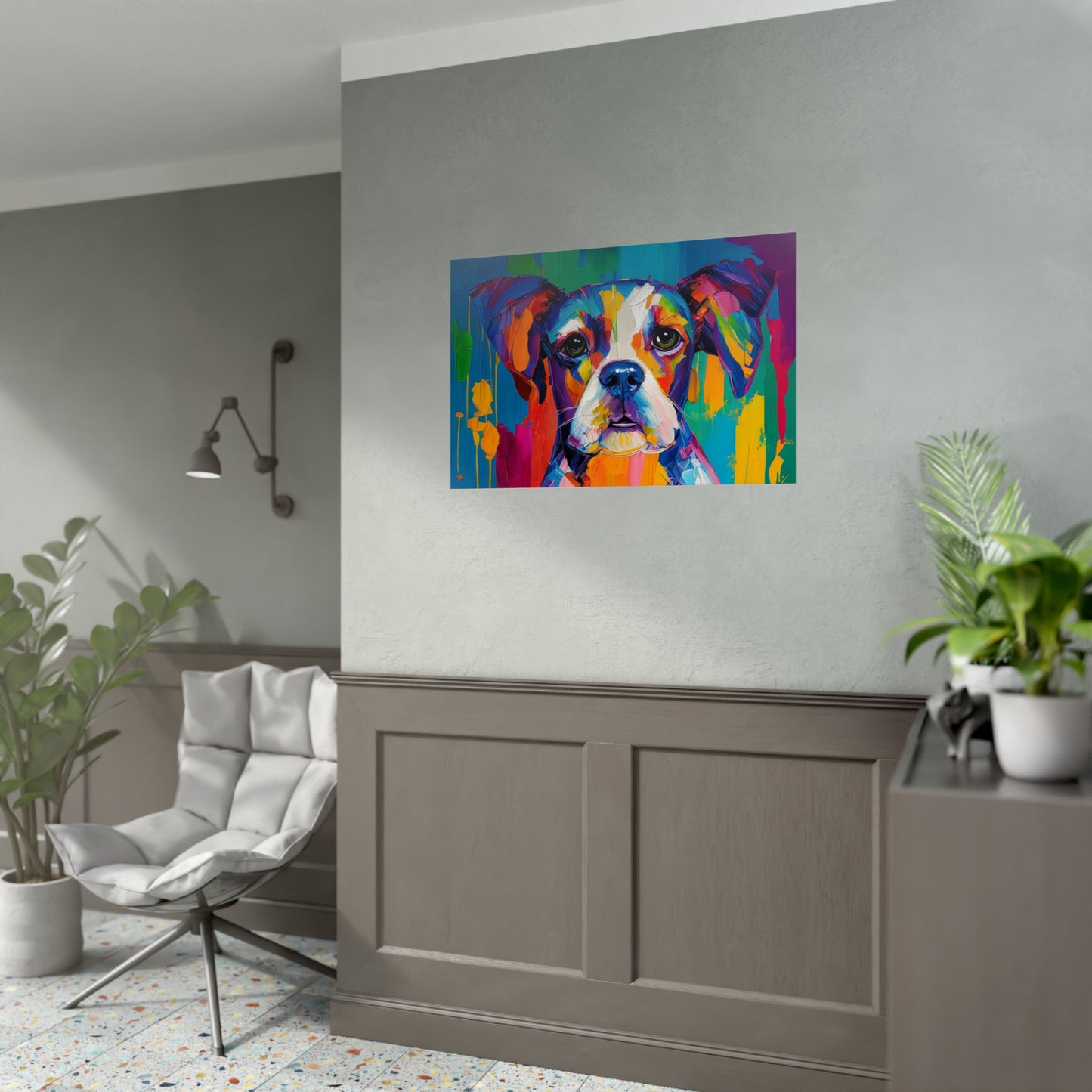 Dog AI Gen Rolled Posters