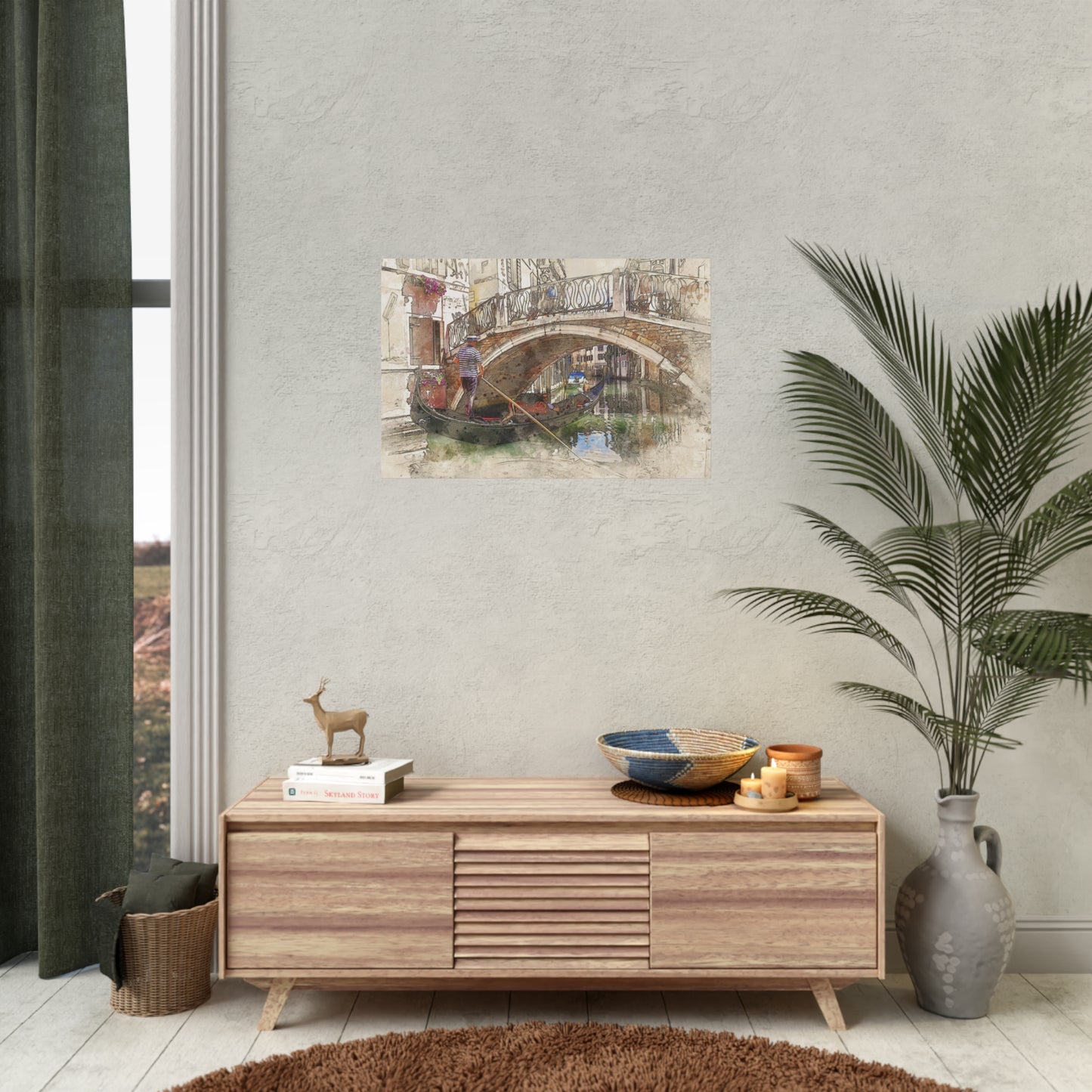 Gondola Rolled Posters