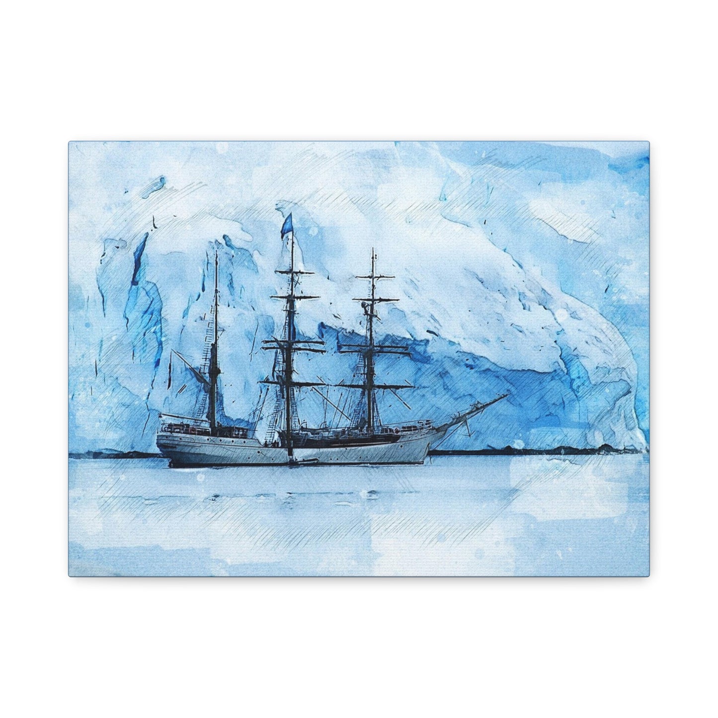 Ship Matte Canvas, Stretched, 1.25"