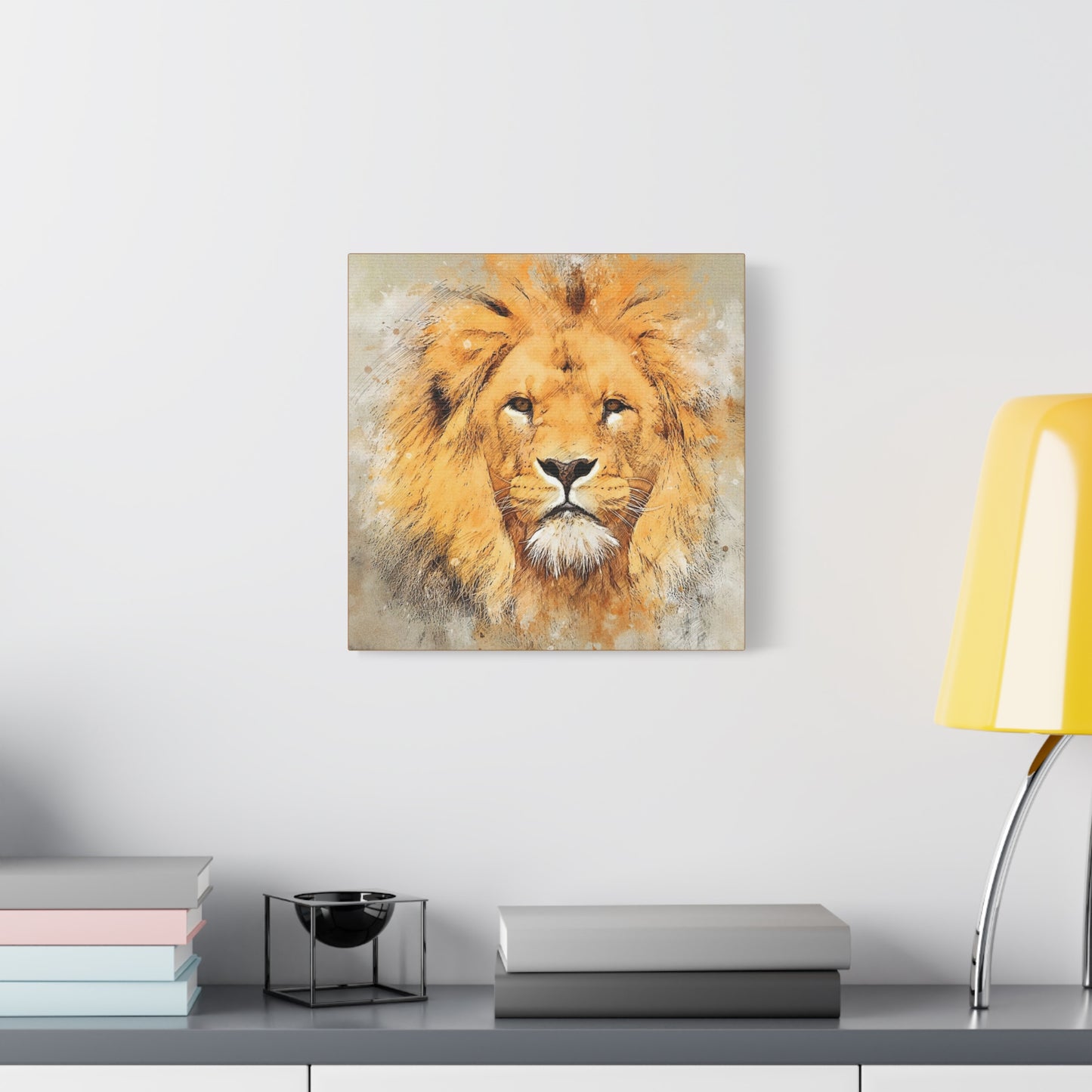 Lion Matte Canvas, Stretched, 1.25"