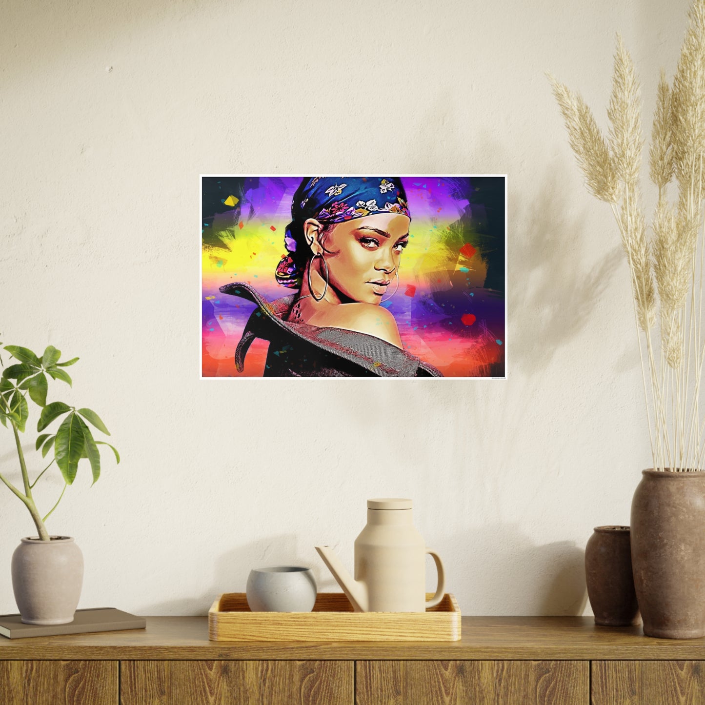 Woman Photo Art Paper Posters