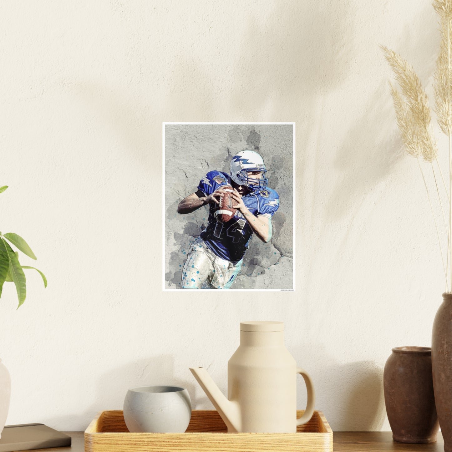 Quarterback Photo Art Paper Posters