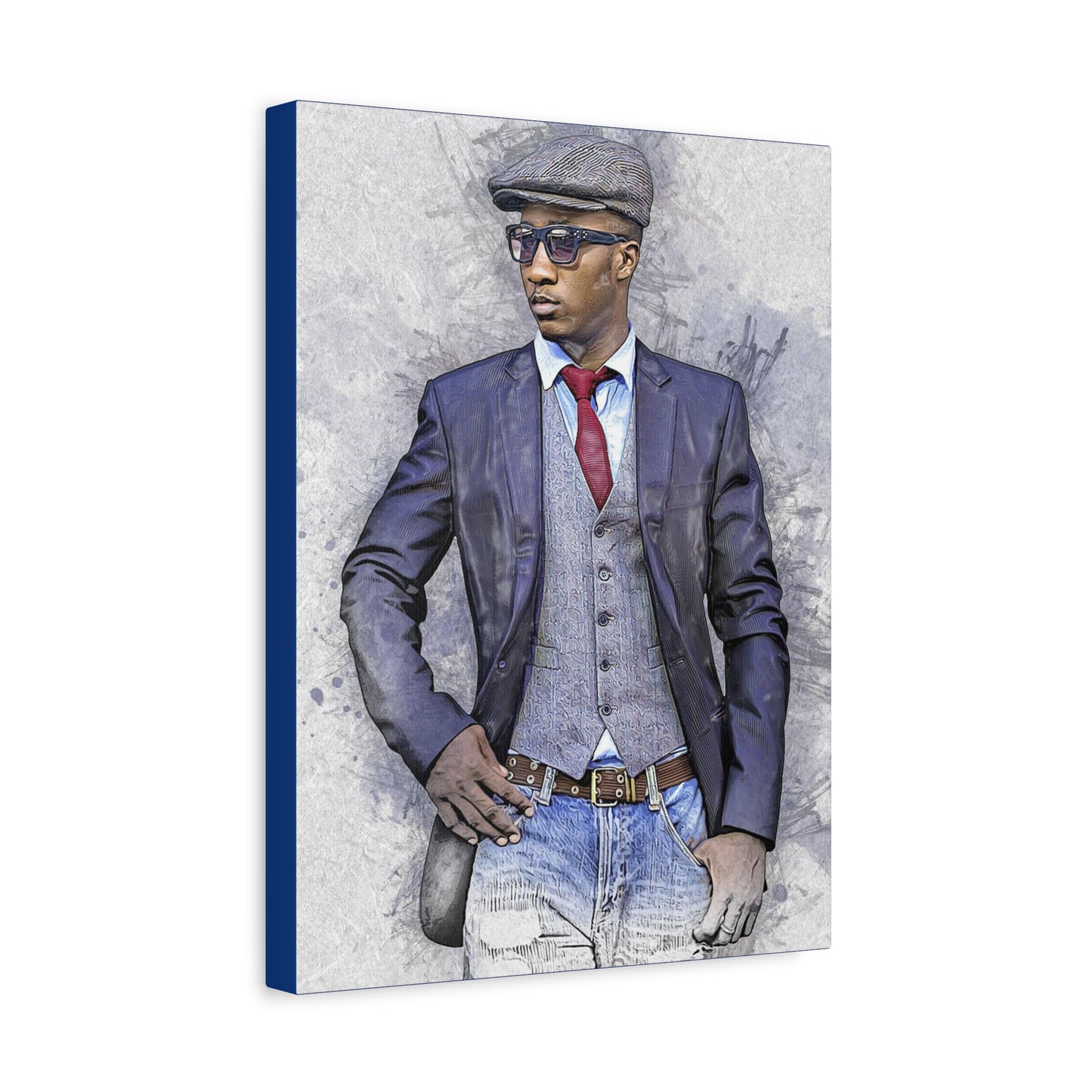 Man Model  Matte Canvas, Stretched, 1.25"