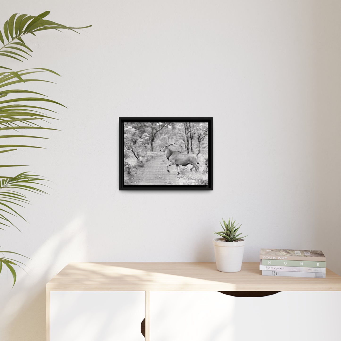 Elk Matte Canvas, Black Frame