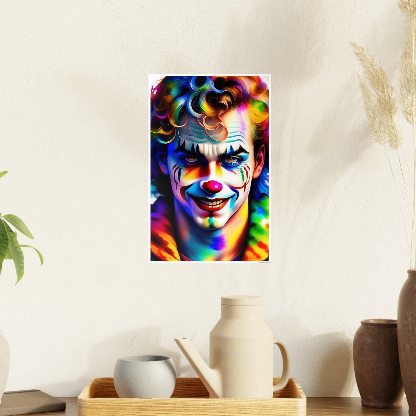 Clown AI Gen Photo Art Paper Posters