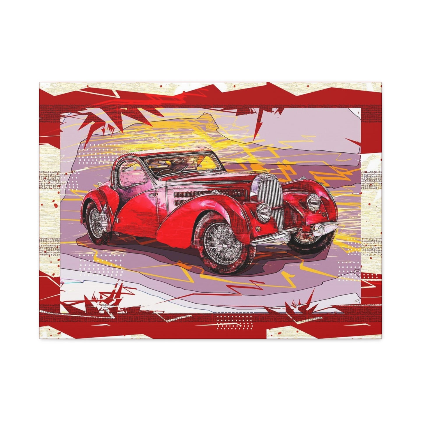 Bugatti Matte Canvas, Stretched, 1.25"