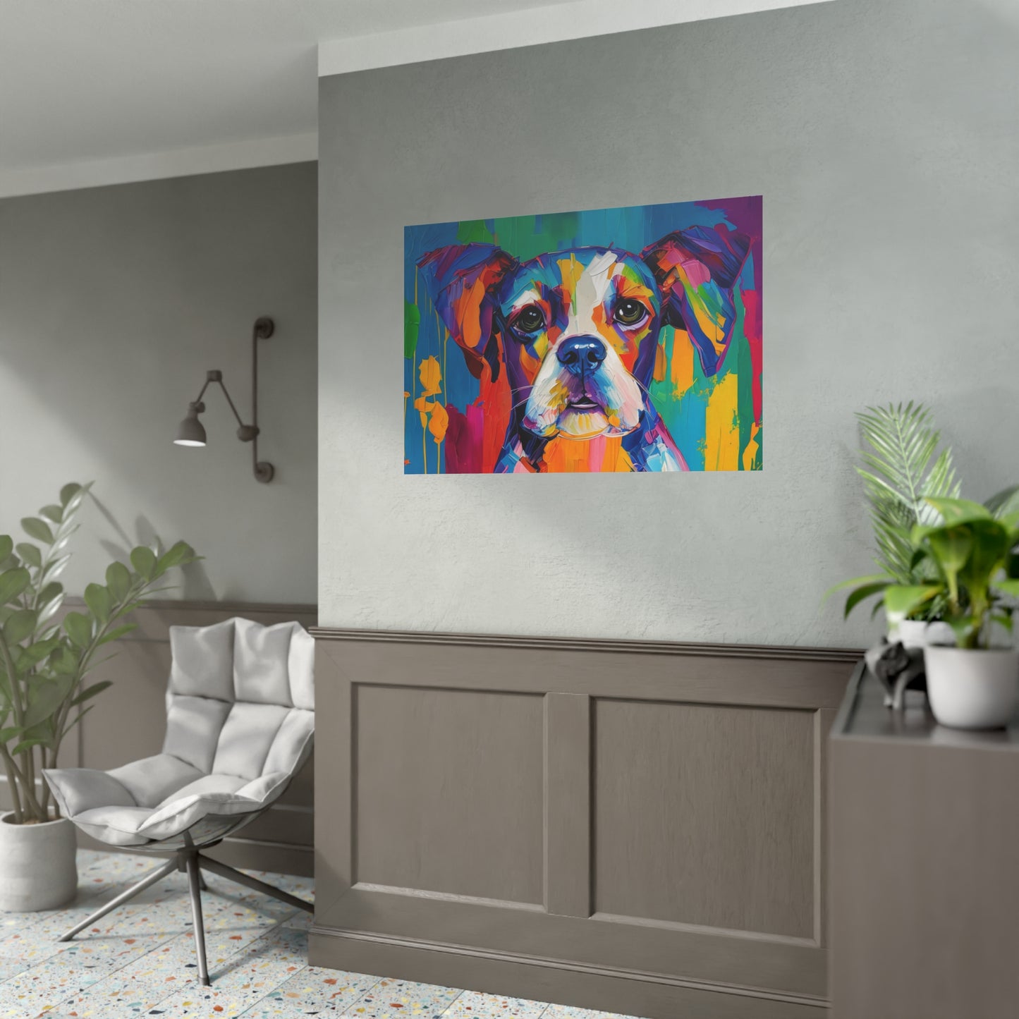 Dog AI Gen Rolled Posters
