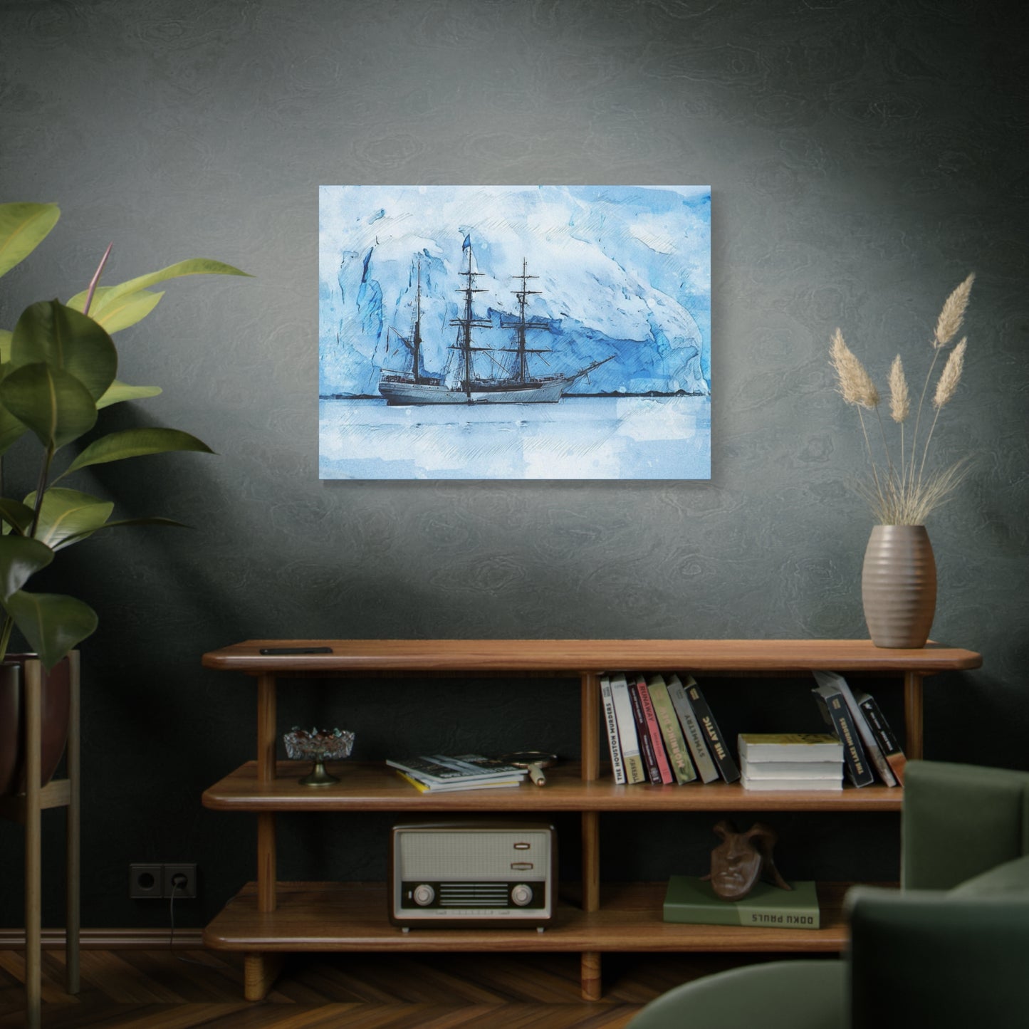 Ship Matte Canvas, Stretched, 1.25"