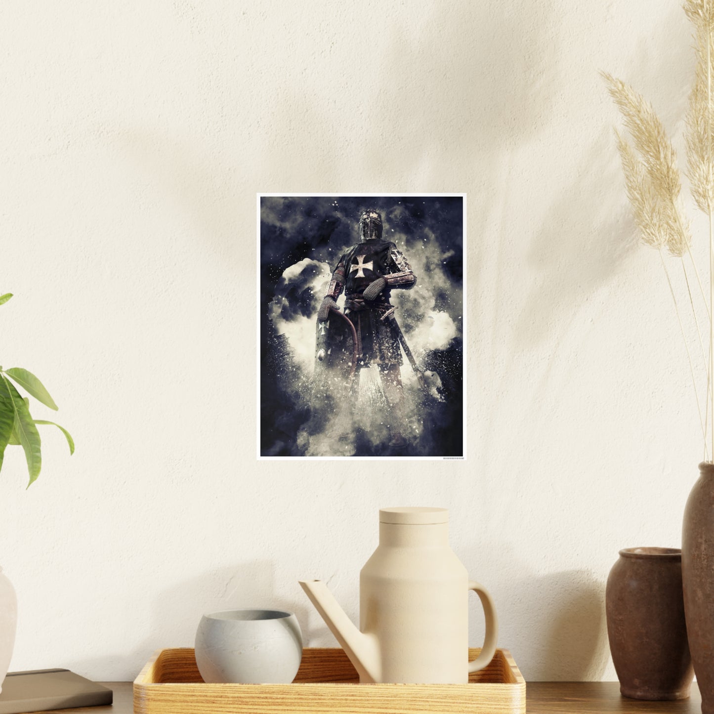 Knight Crusader Photo Art Paper Posters