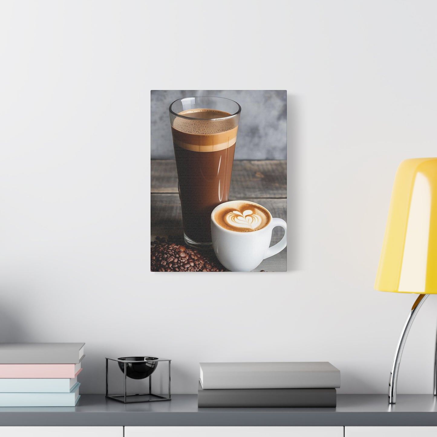 Coffee AI Gen Matte Canvas, Stretched, 1.25"