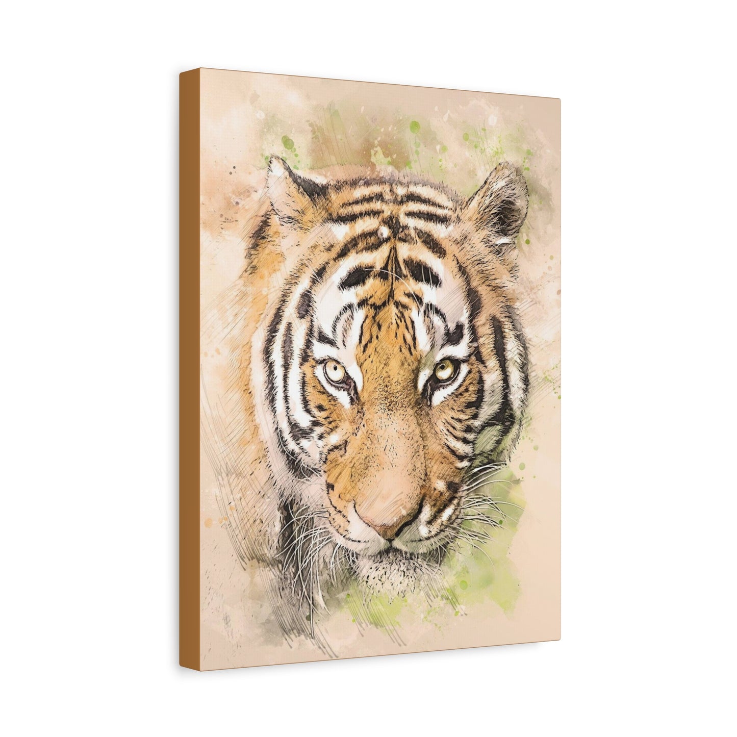 Tiger Matte Canvas, Stretched, 1.25"