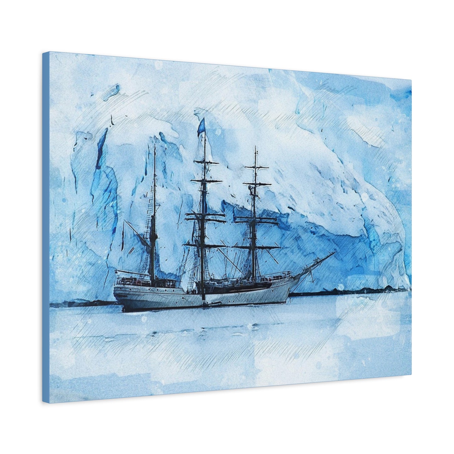 Ship Matte Canvas, Stretched, 1.25"