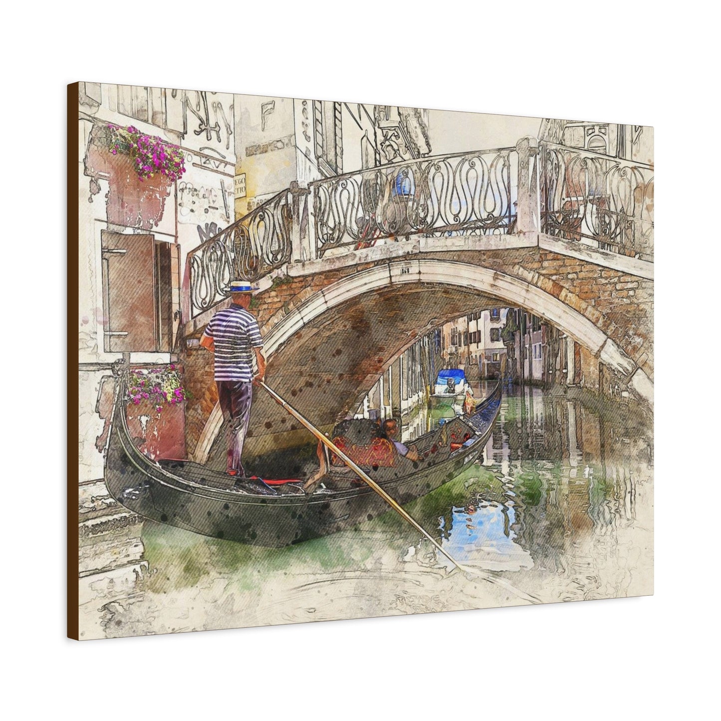 Gondola Matte Canvas, Stretched, 1.25"