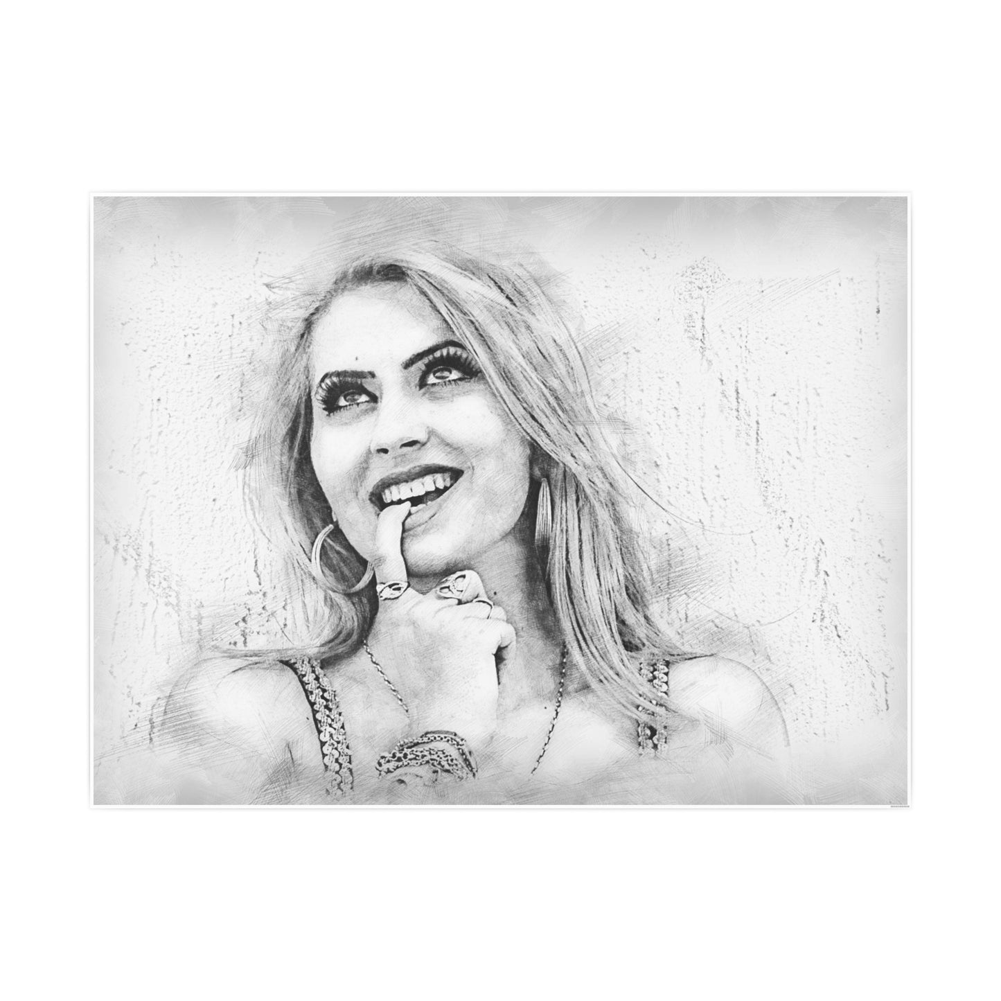 Woman Photo Art Paper Posters