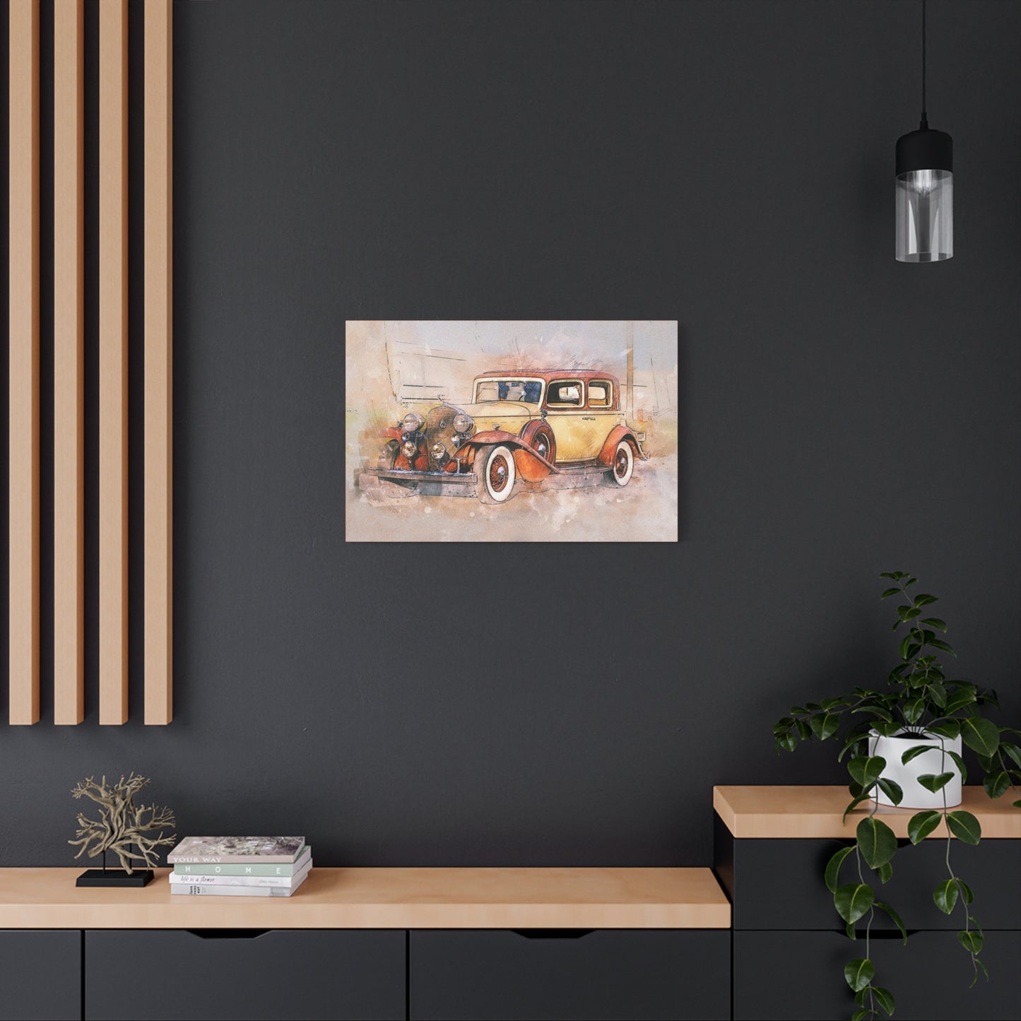 Cadillac Matte Canvas, Stretched, 1.25"
