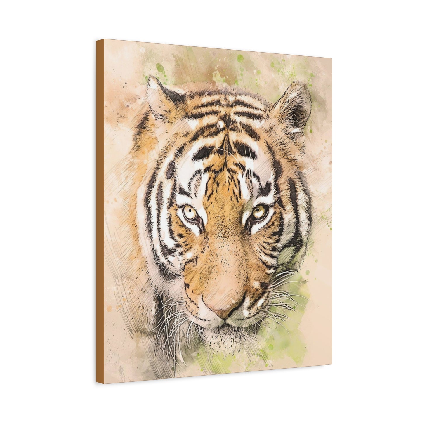 Tiger Matte Canvas, Stretched, 1.25"
