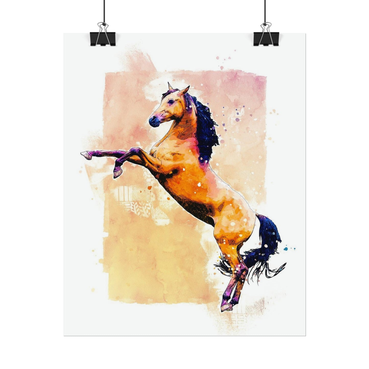 Horse Rolled Posters