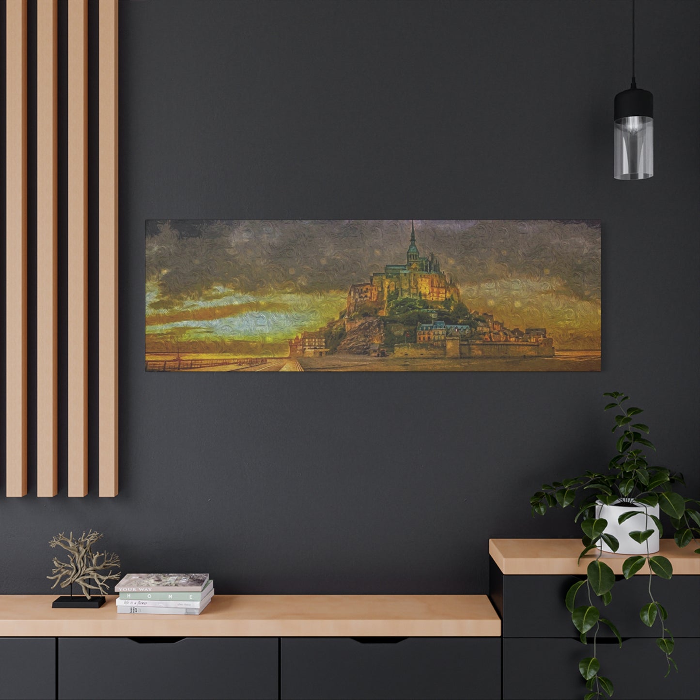 Mt St Michel Matte Canvas, Stretched, 1.25"