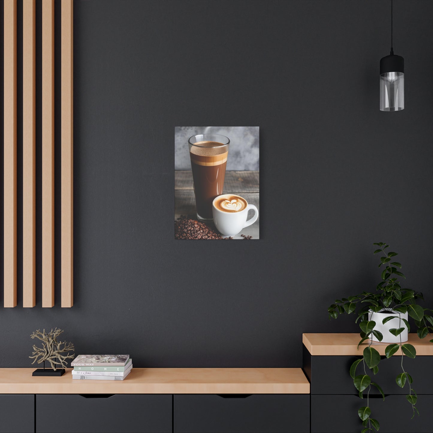 Coffee AI Gen Matte Canvas, Stretched, 1.25"