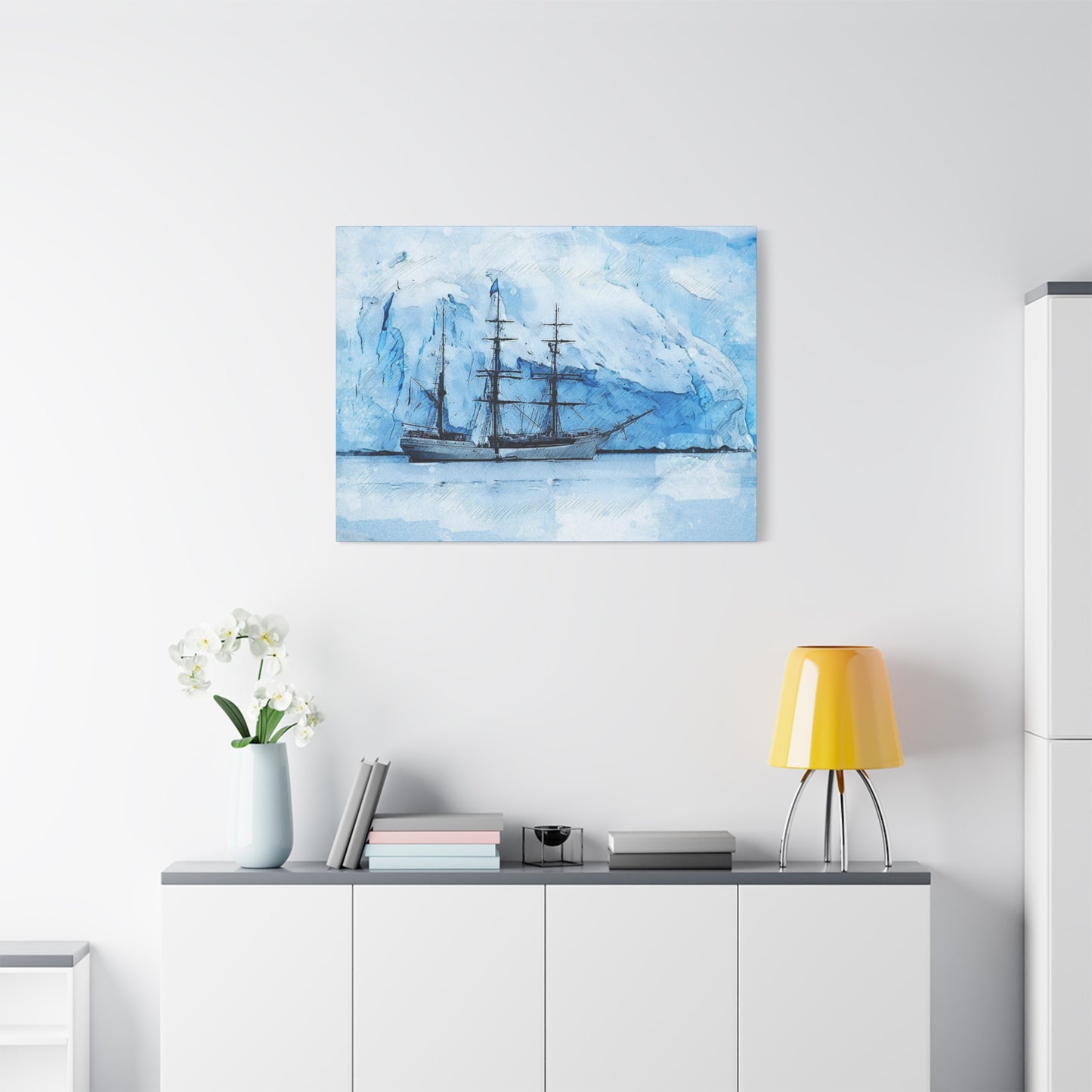 Ship Matte Canvas, Stretched, 1.25"