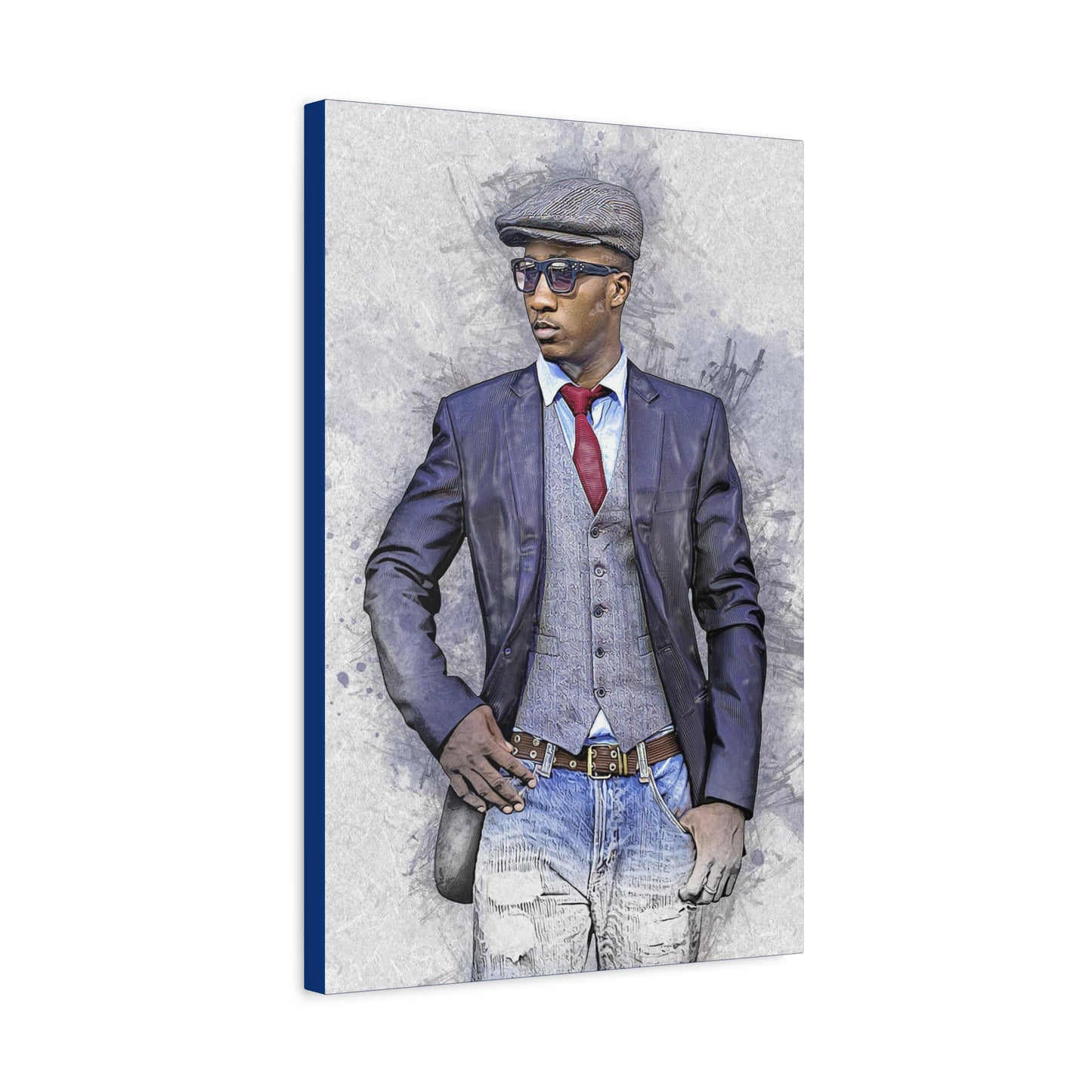 Man Model  Matte Canvas, Stretched, 1.25"