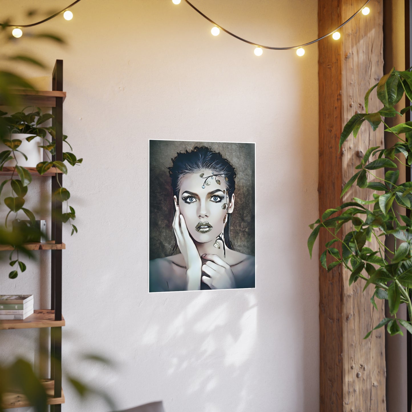 Woman Portrait Photo Art Paper Posters
