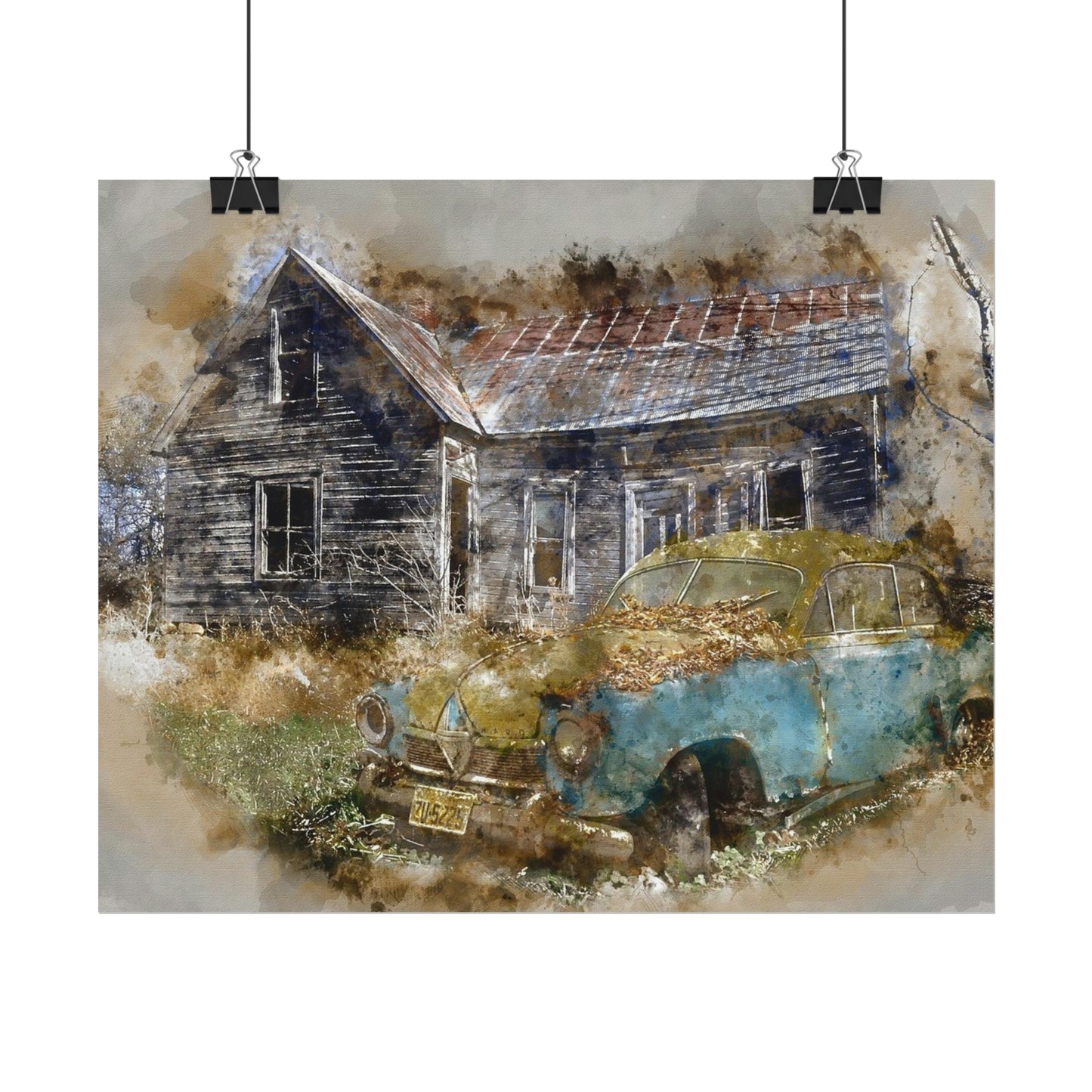 Old Barn Rolled Posters