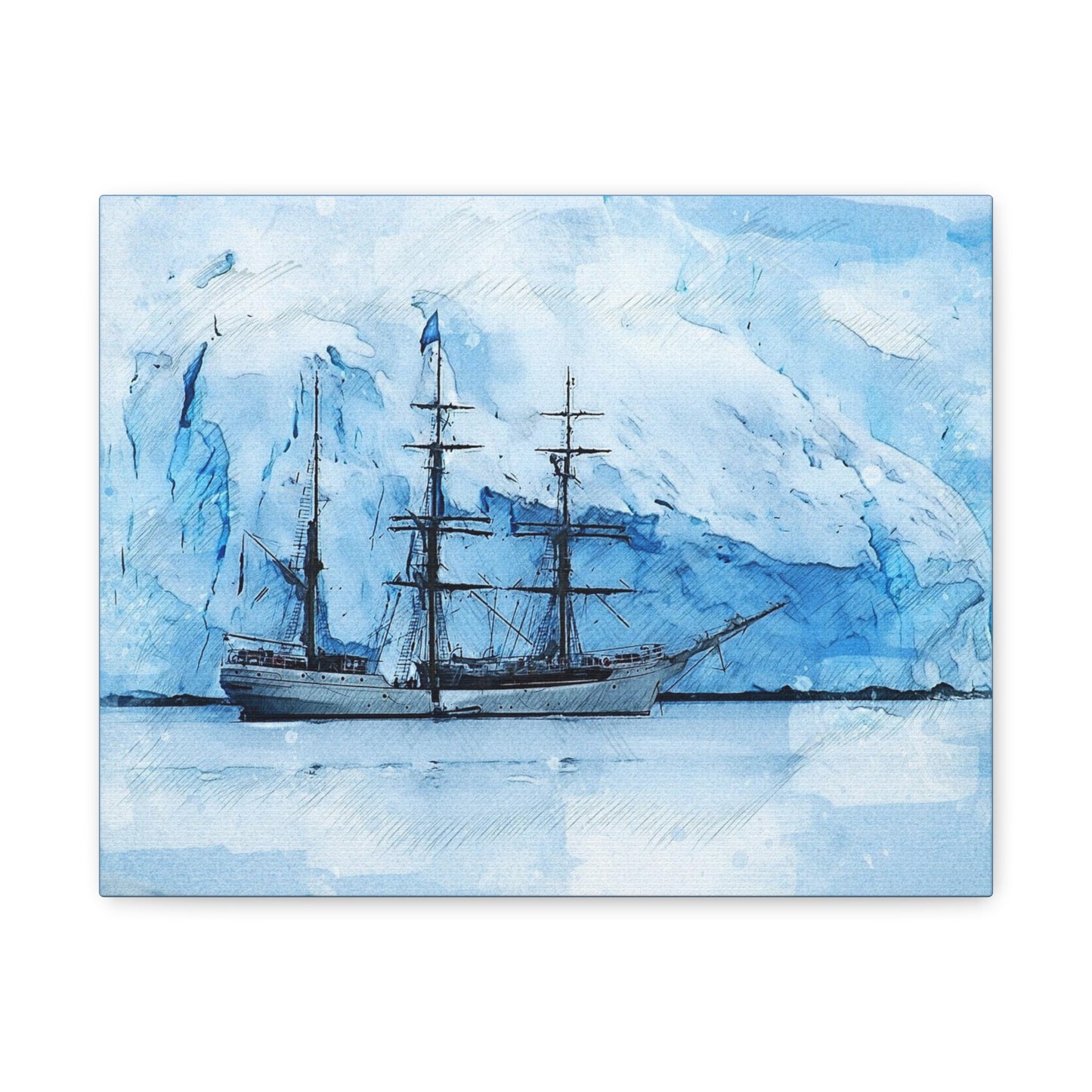 Ship Matte Canvas, Stretched, 1.25"