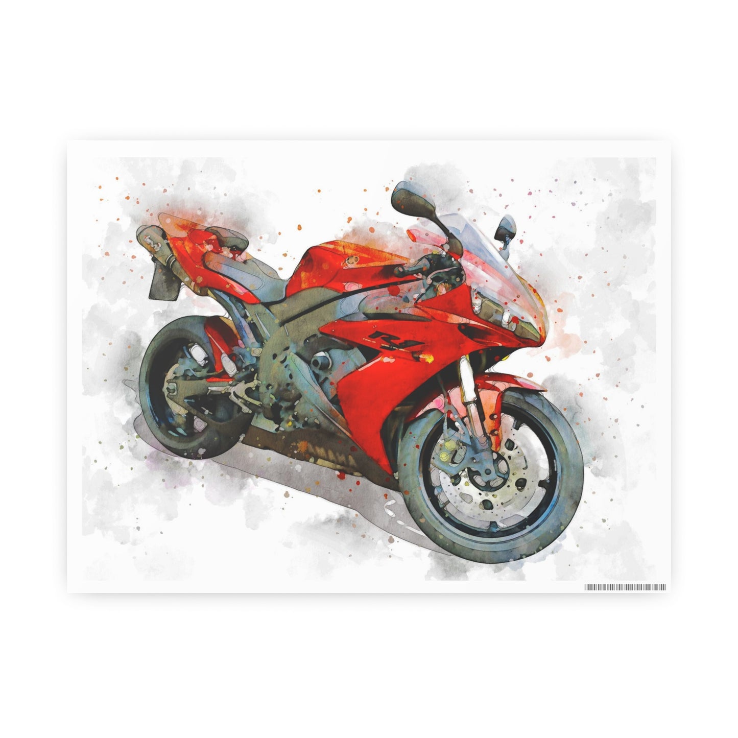 Yamaha R1 Photo Art Paper Posters